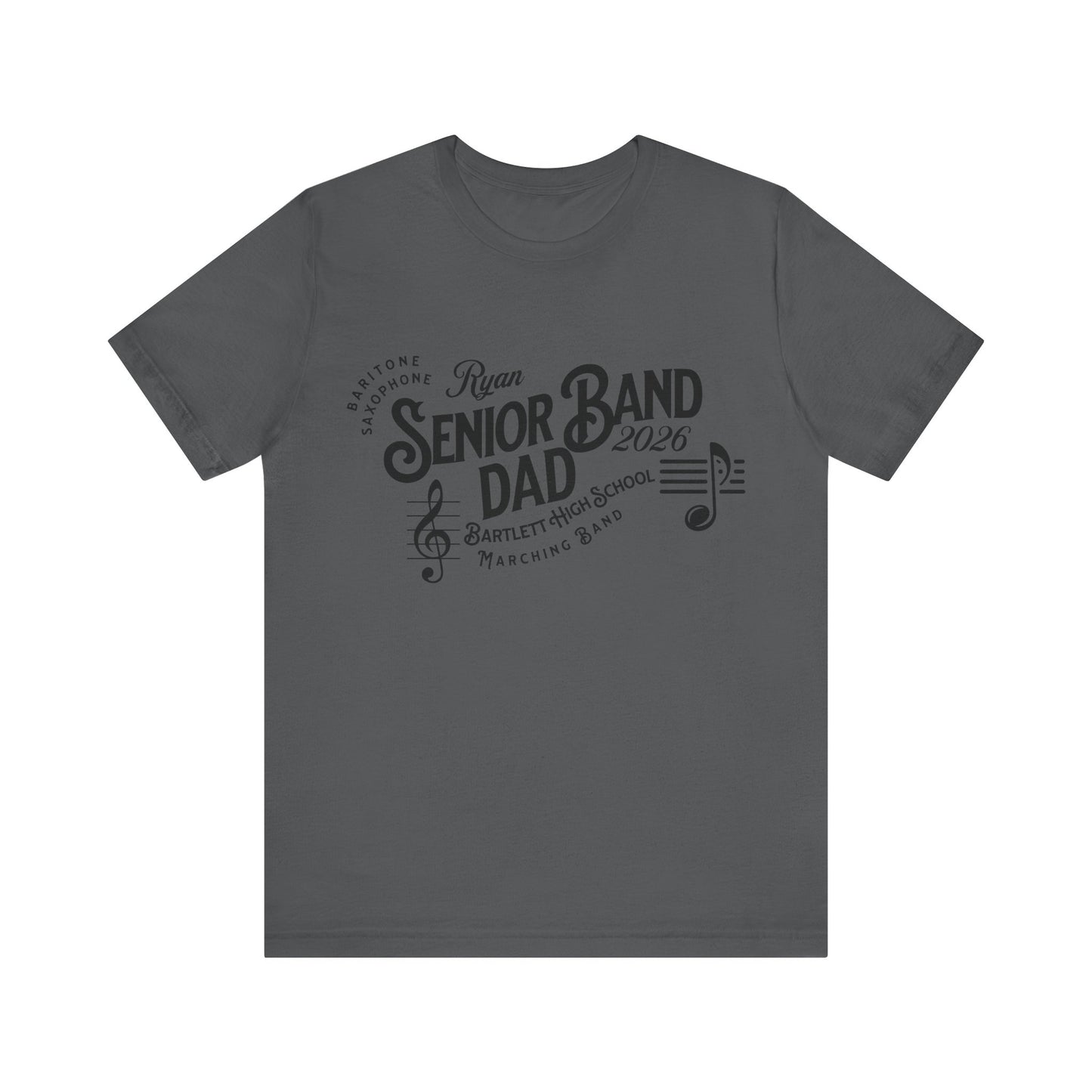 Senior Marching Band Dad Class 0f 2026 T-Shirt