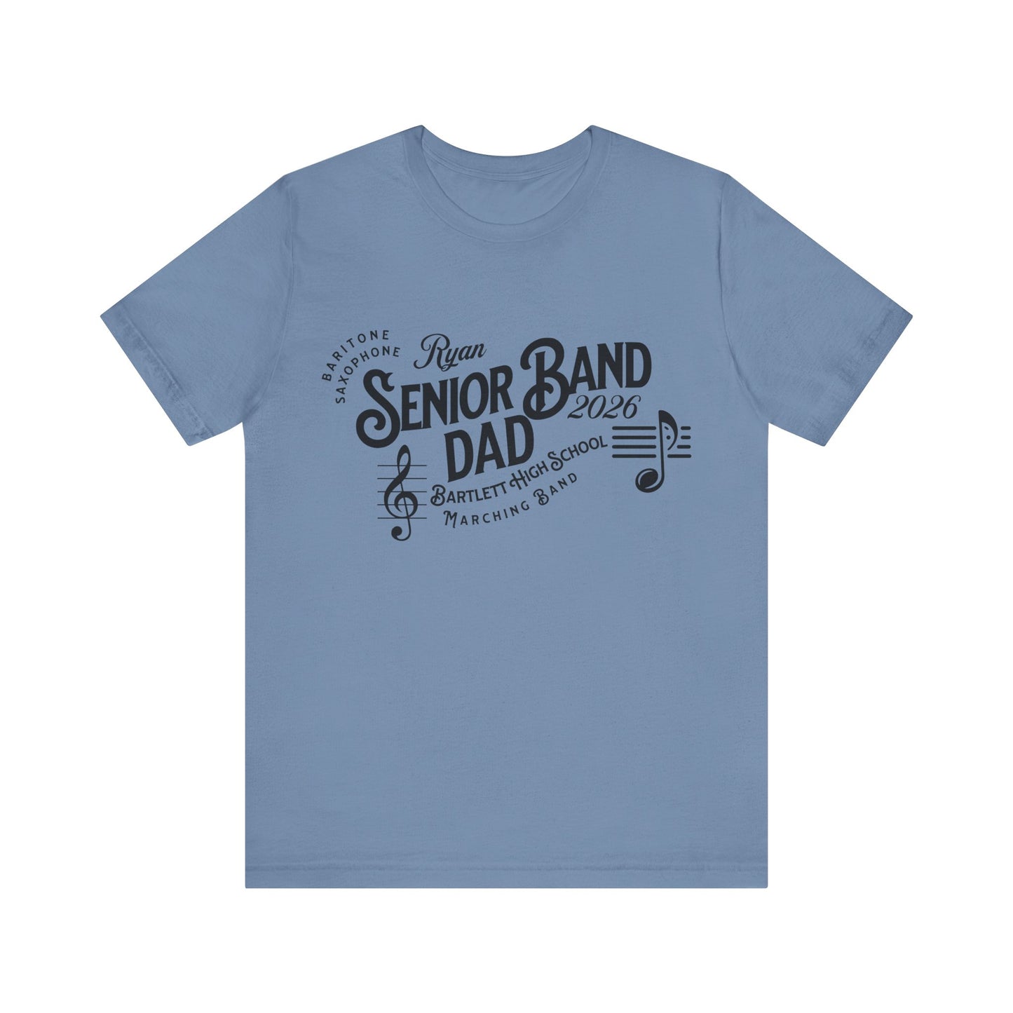 Senior Marching Band Dad Class 0f 2026 T-Shirt