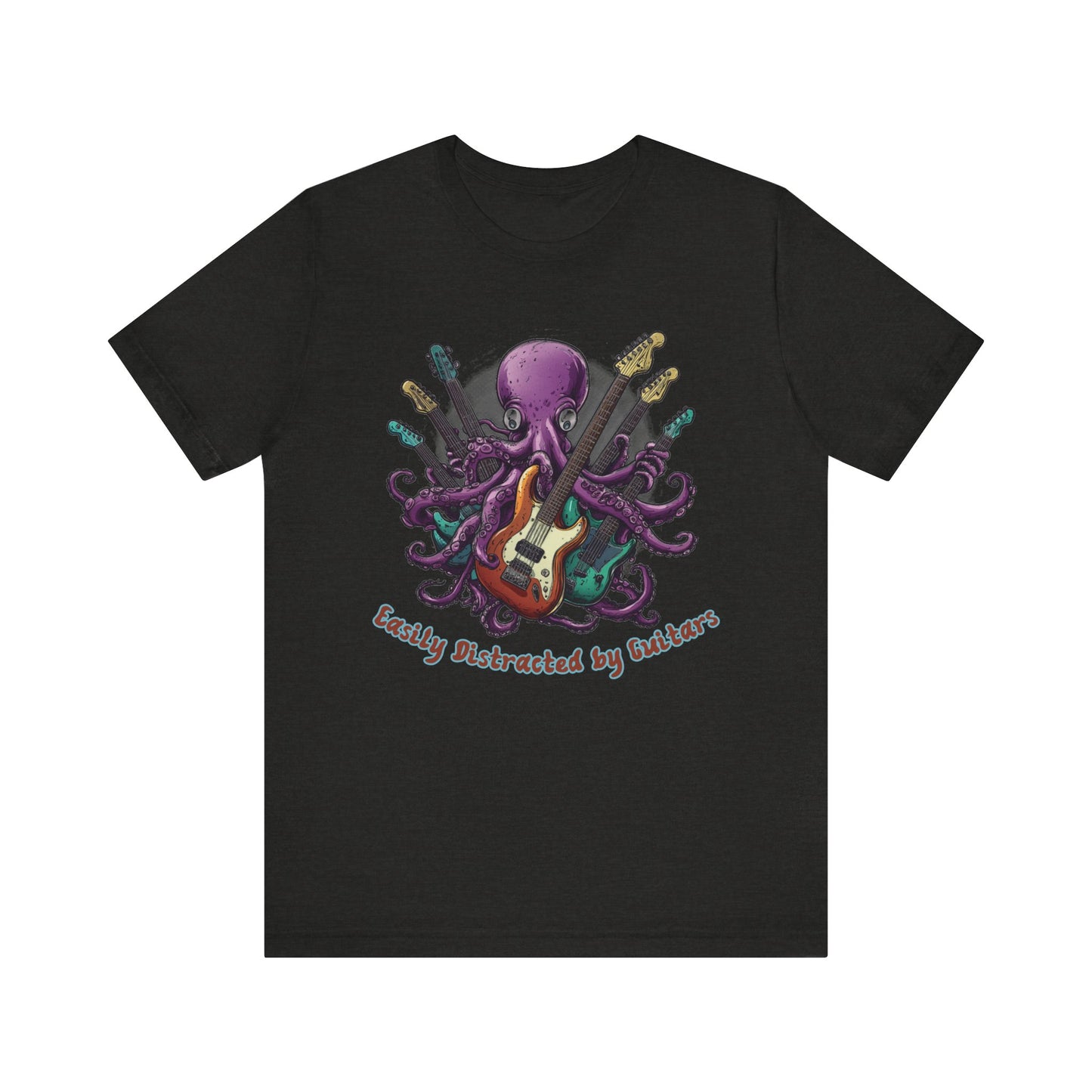 Funny Octopus Guitar T-Shirt