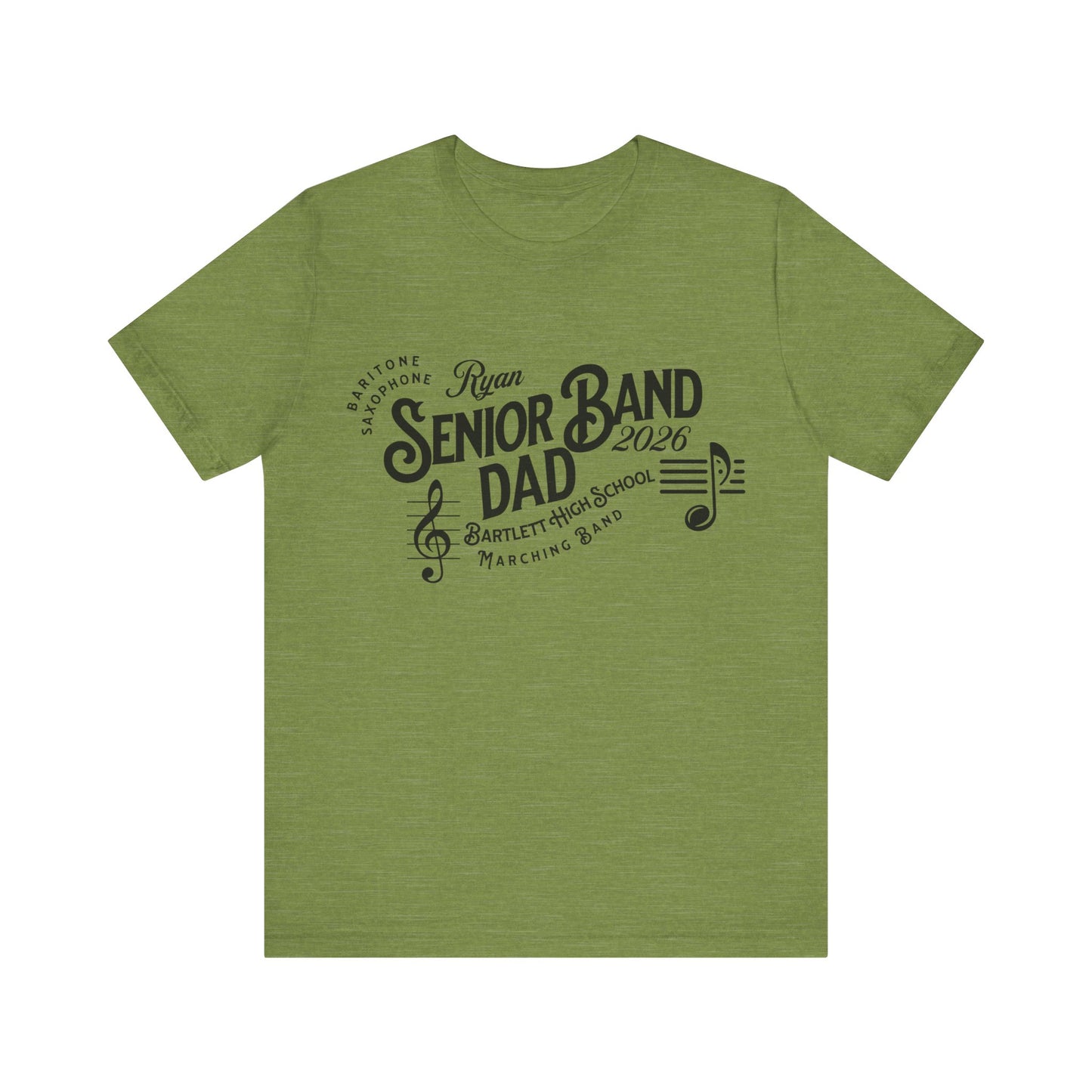 Senior Marching Band Dad Class 0f 2026 T-Shirt