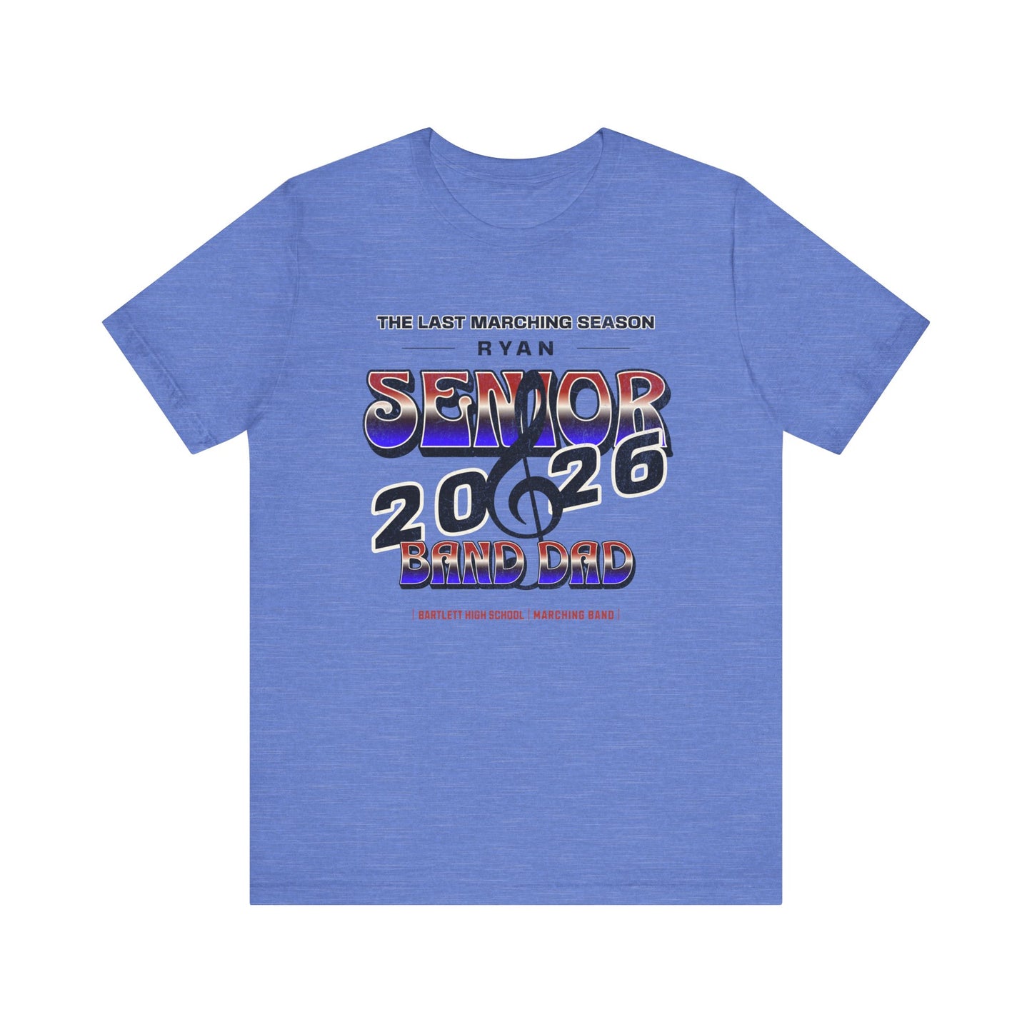 Senior Marching Band Dad Class 0f 2026 T-Shirt