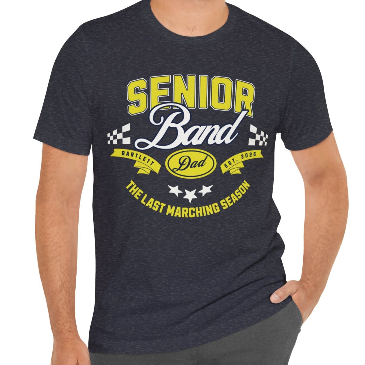 Senior Marching Band Dad Class 0f 2026 T-Shirt