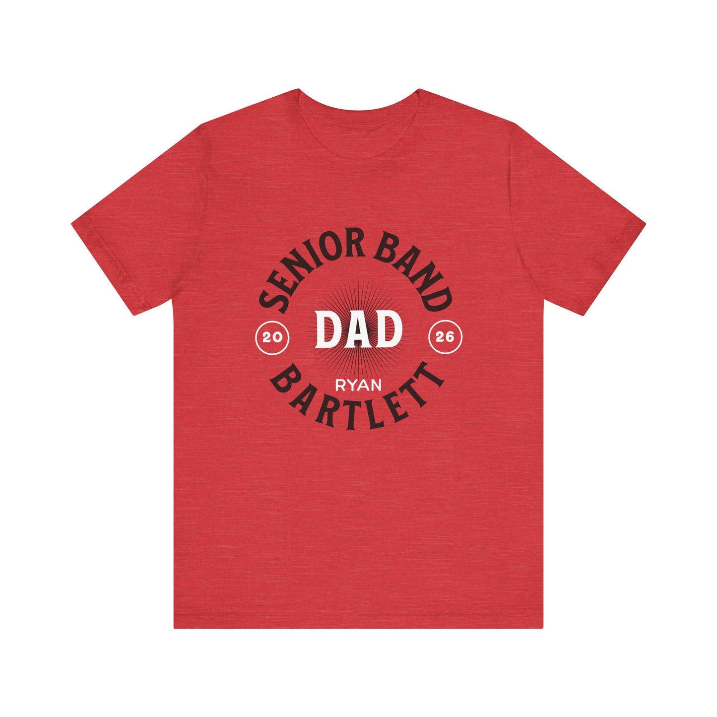 Senior Marching Band Dad Class 0f 2026 T-Shirt