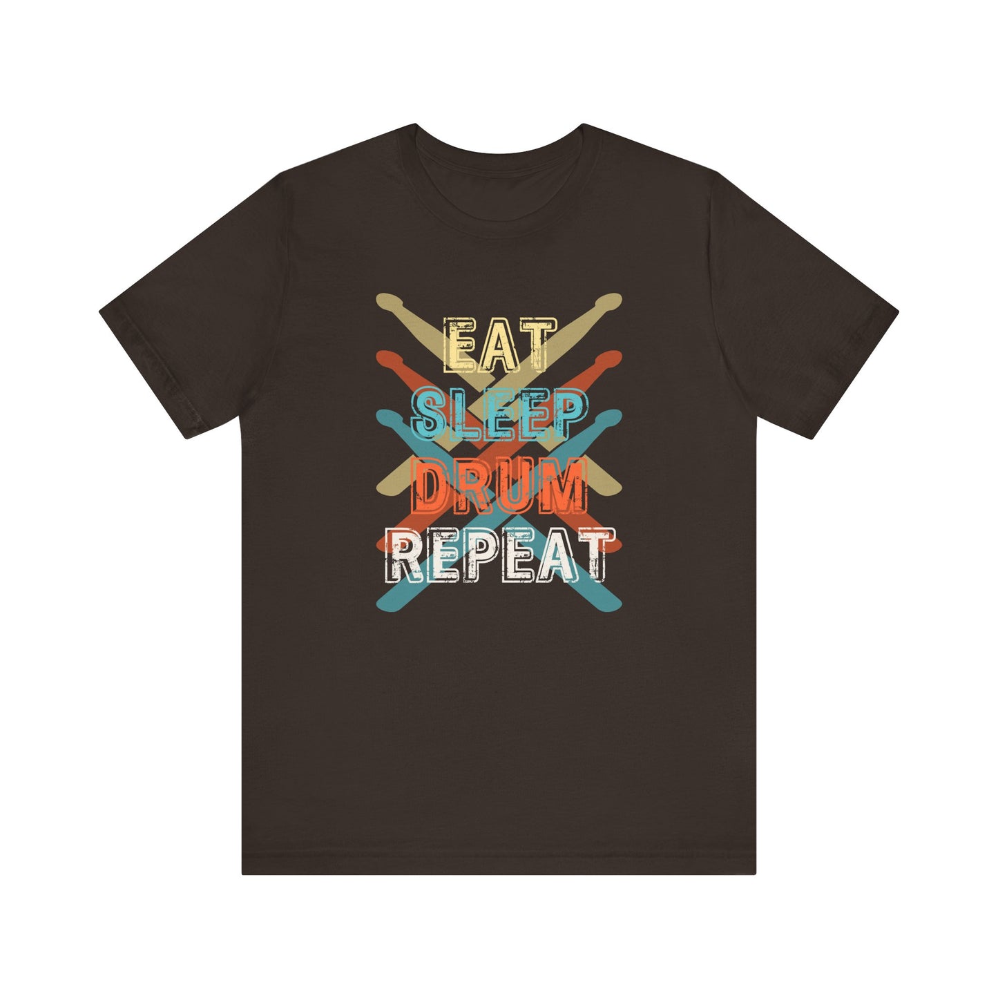 Eat, Sleep, Drum, Repeat Funny Drummer T-Shirt