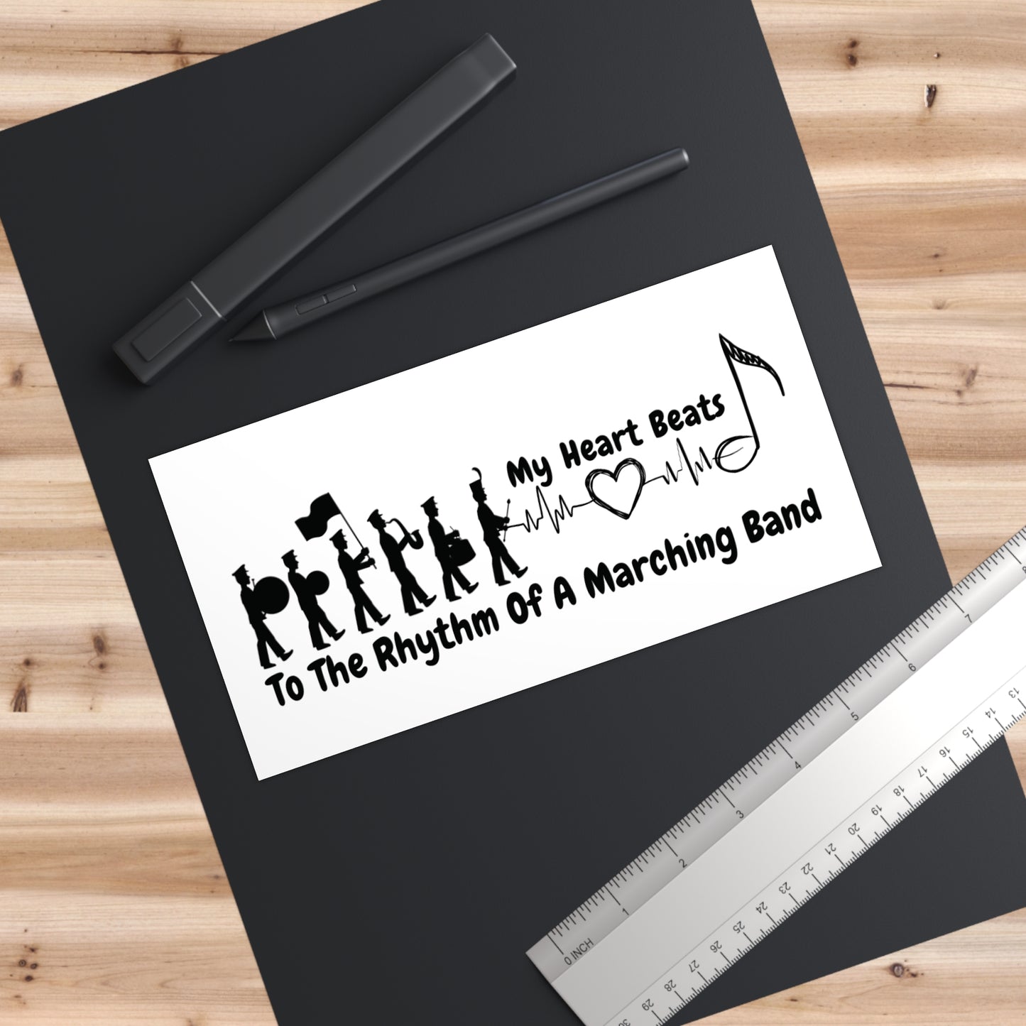 Marching Band Bumper Sticker