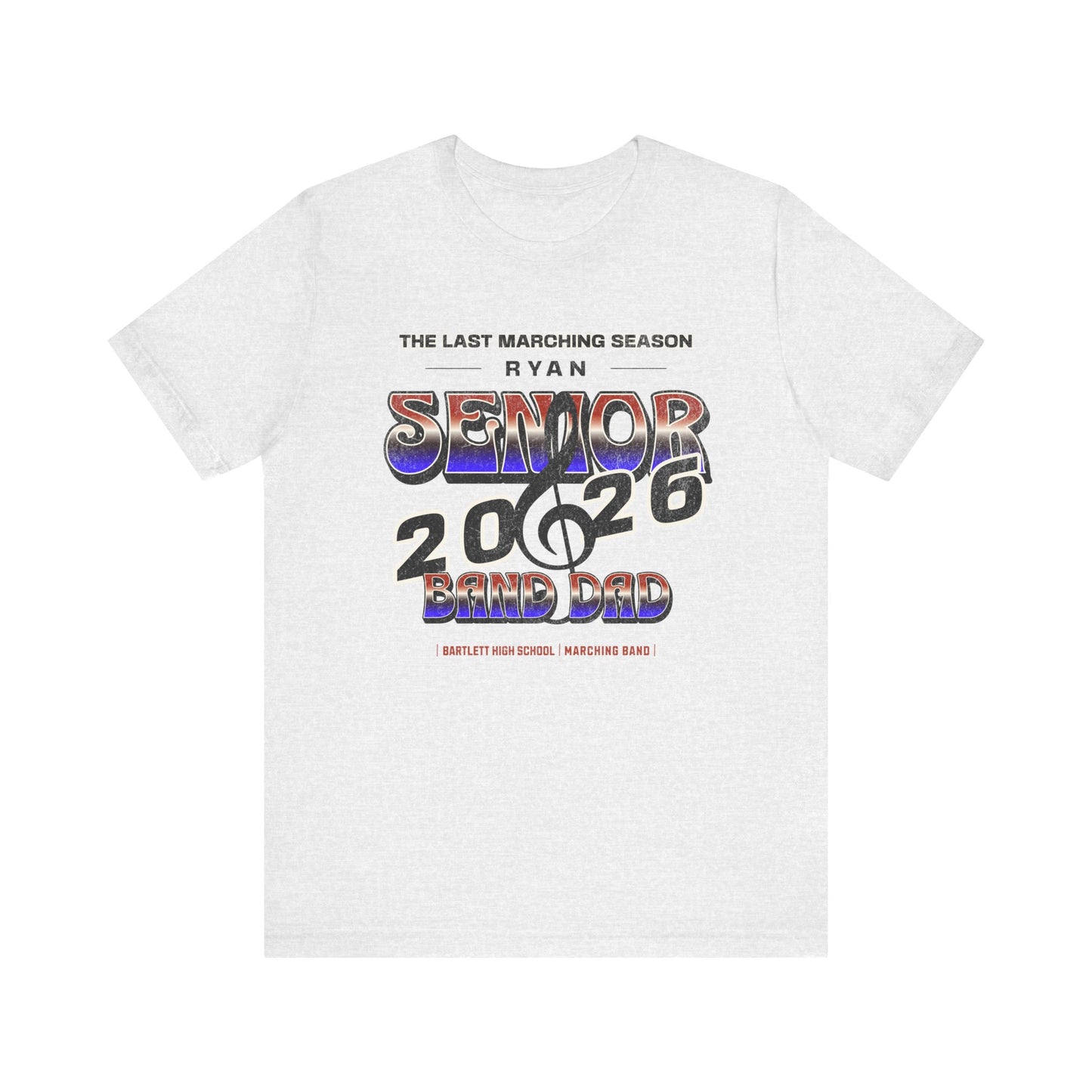 Senior Marching Band Dad Class 0f 2026 T-Shirt