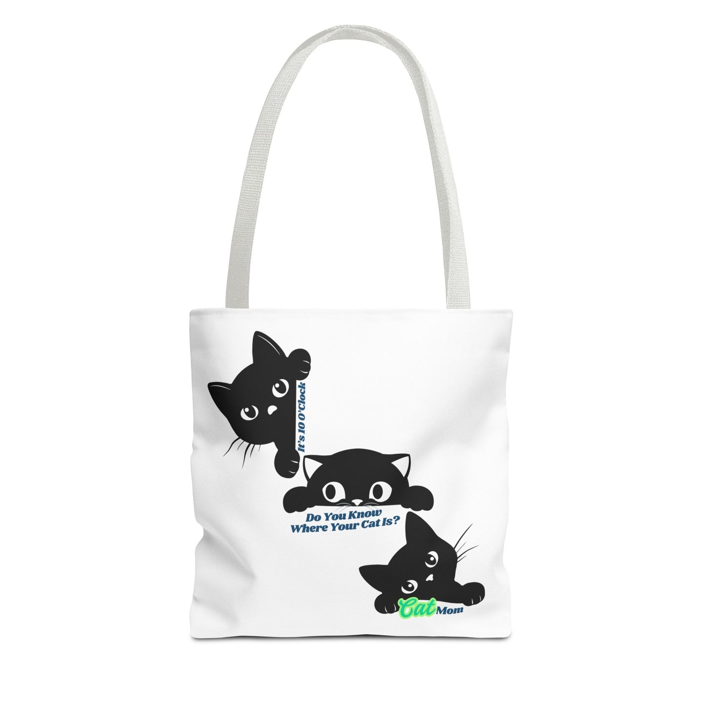 Cat Mom Tote Bag - Where is Your Cat? Cute and Practical Gift for Cat Lovers
