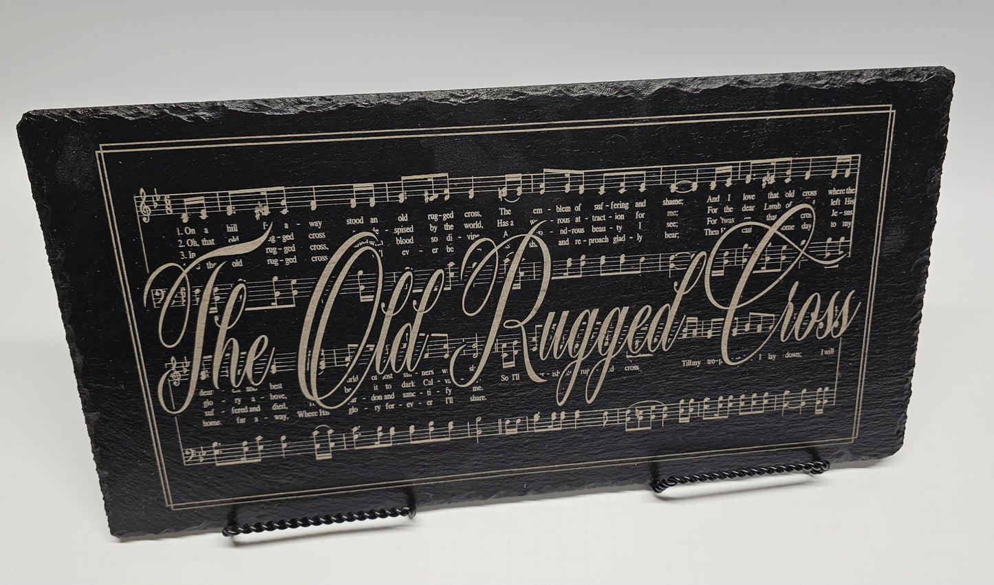 Church Hymn Slate Decorative Plaque