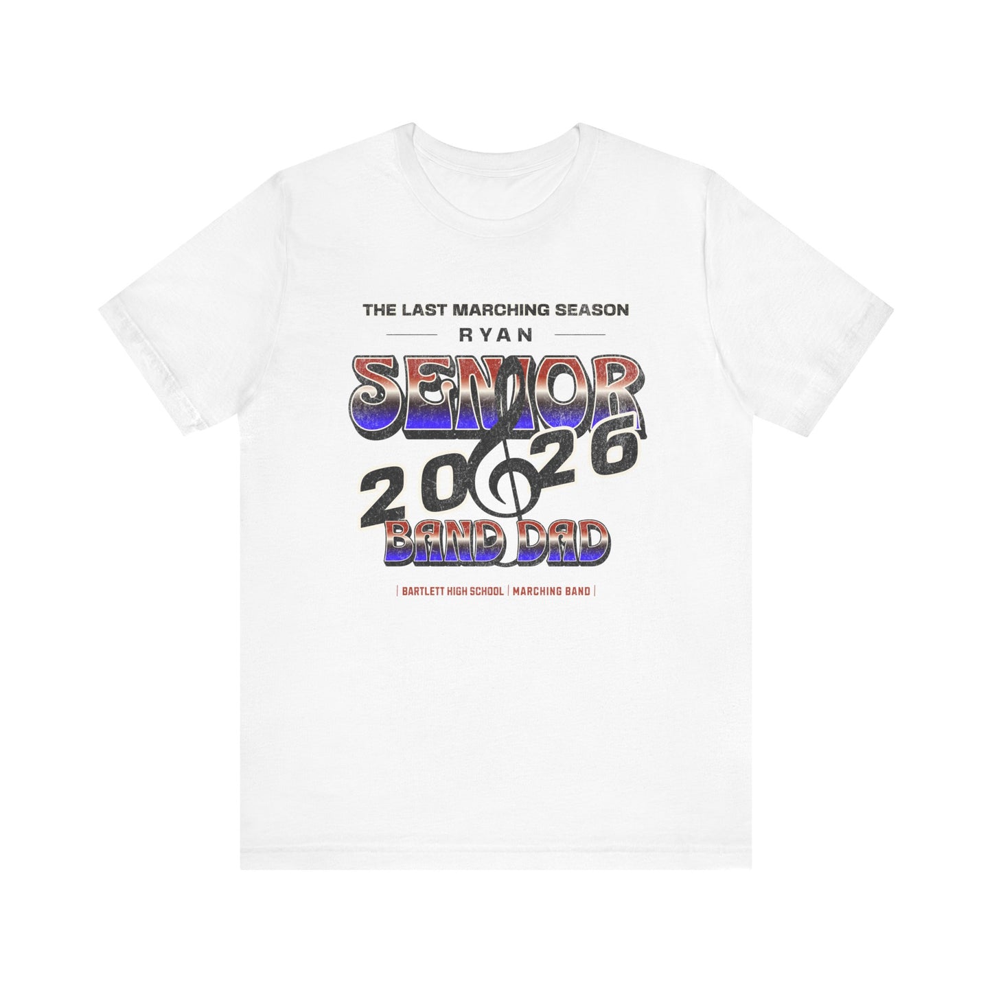 Senior Marching Band Dad Class 0f 2026 T-Shirt