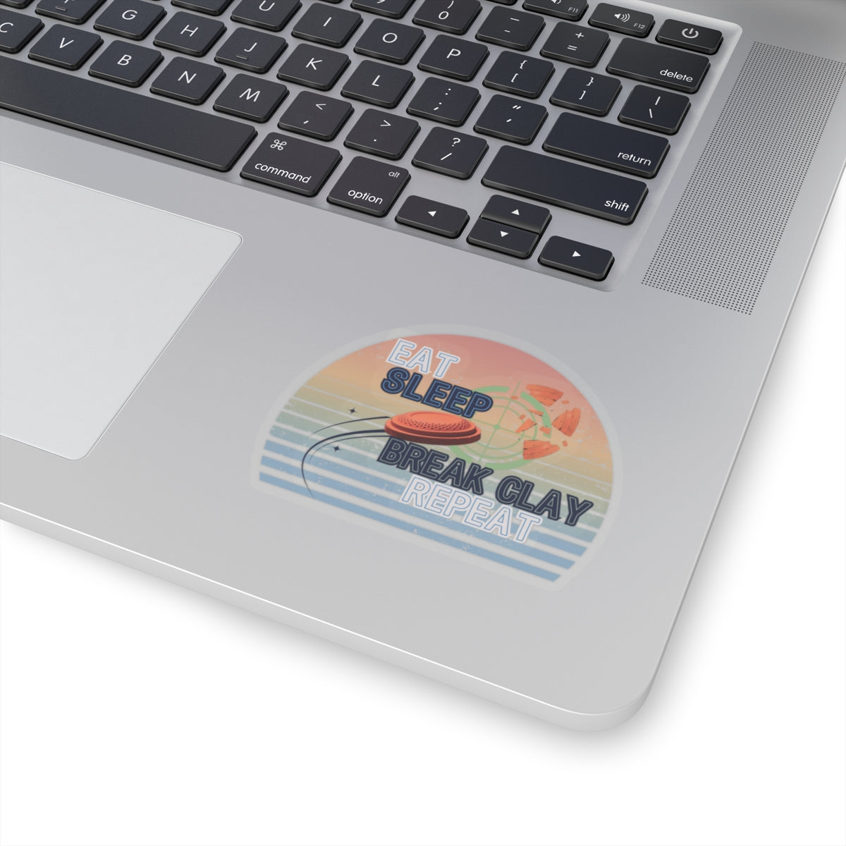 Trap Shooting Kiss-Cut Stickers