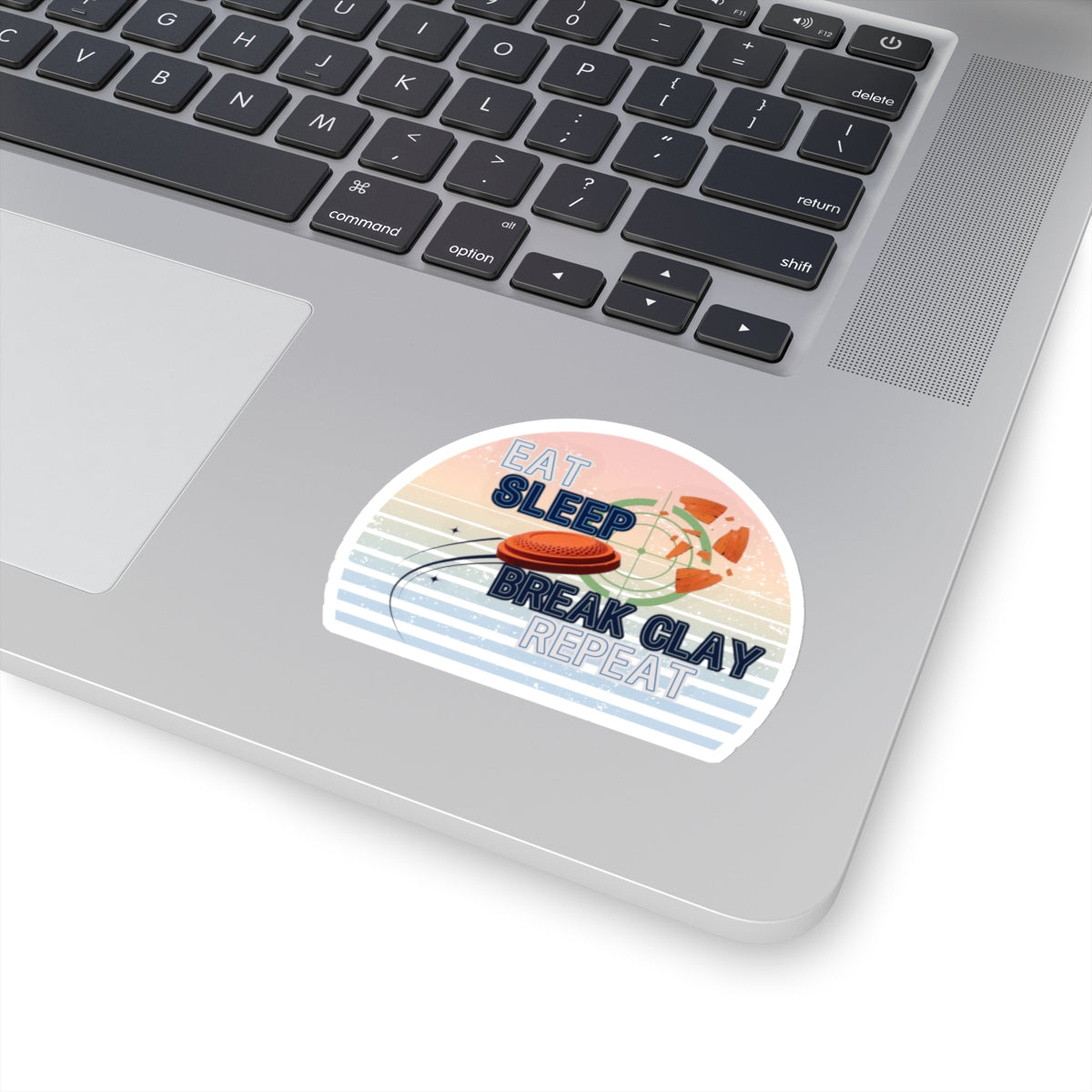 Trap Shooting Kiss-Cut Stickers
