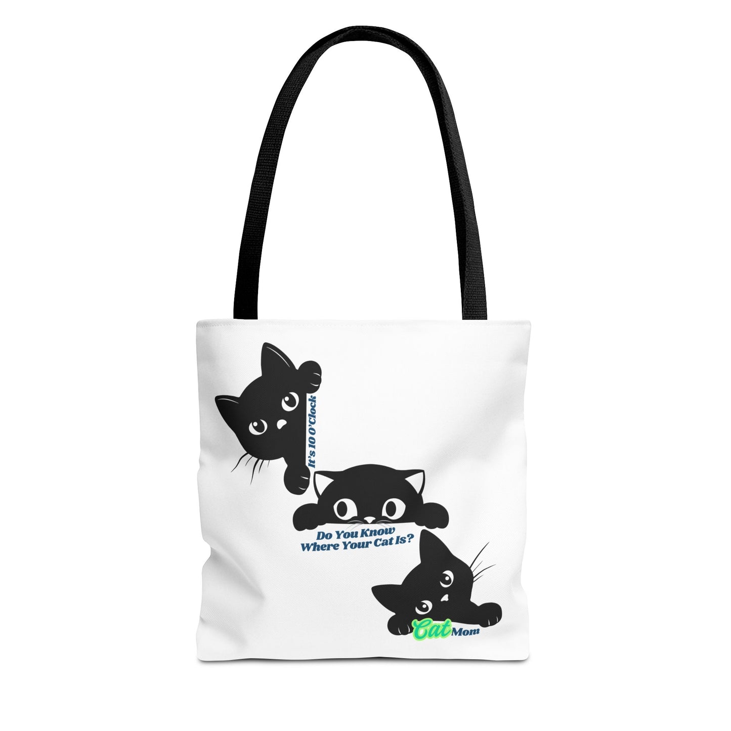 Cat Mom Tote Bag - Where is Your Cat? Cute and Practical Gift for Cat Lovers
