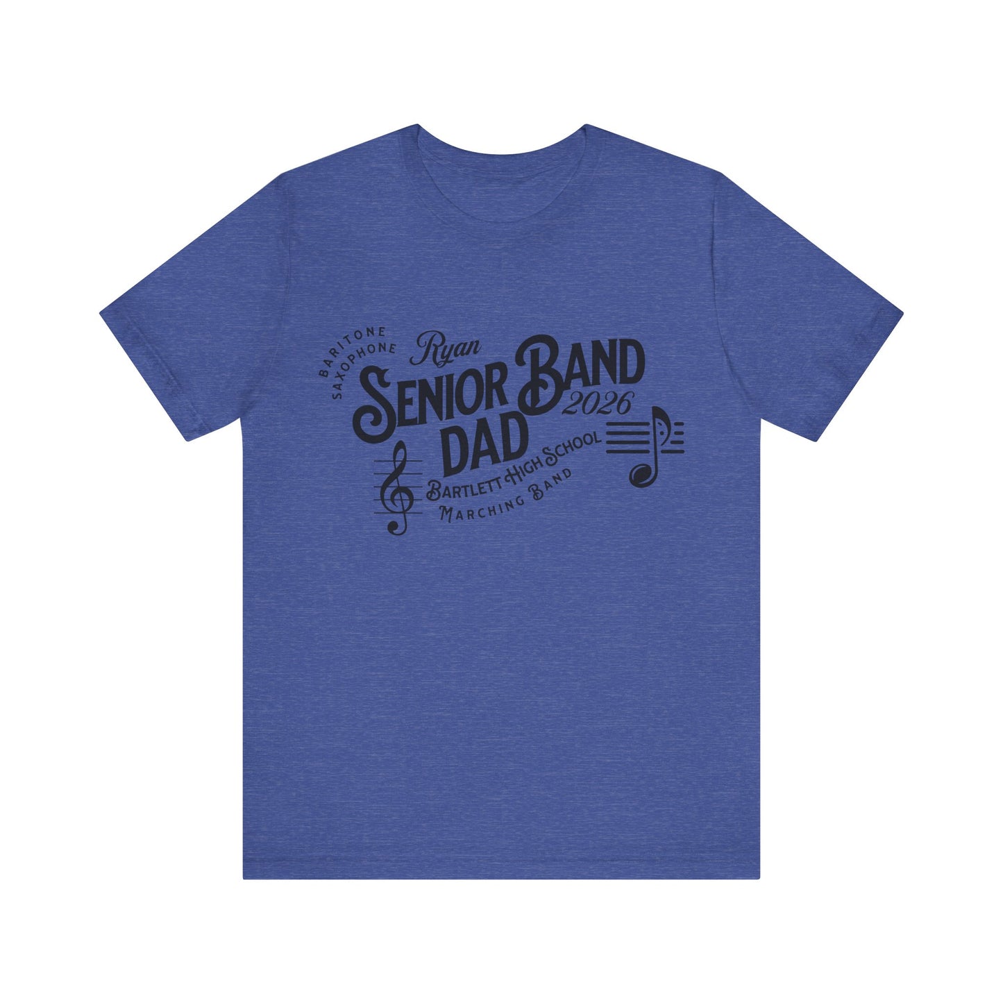 Senior Marching Band Dad Class 0f 2026 T-Shirt