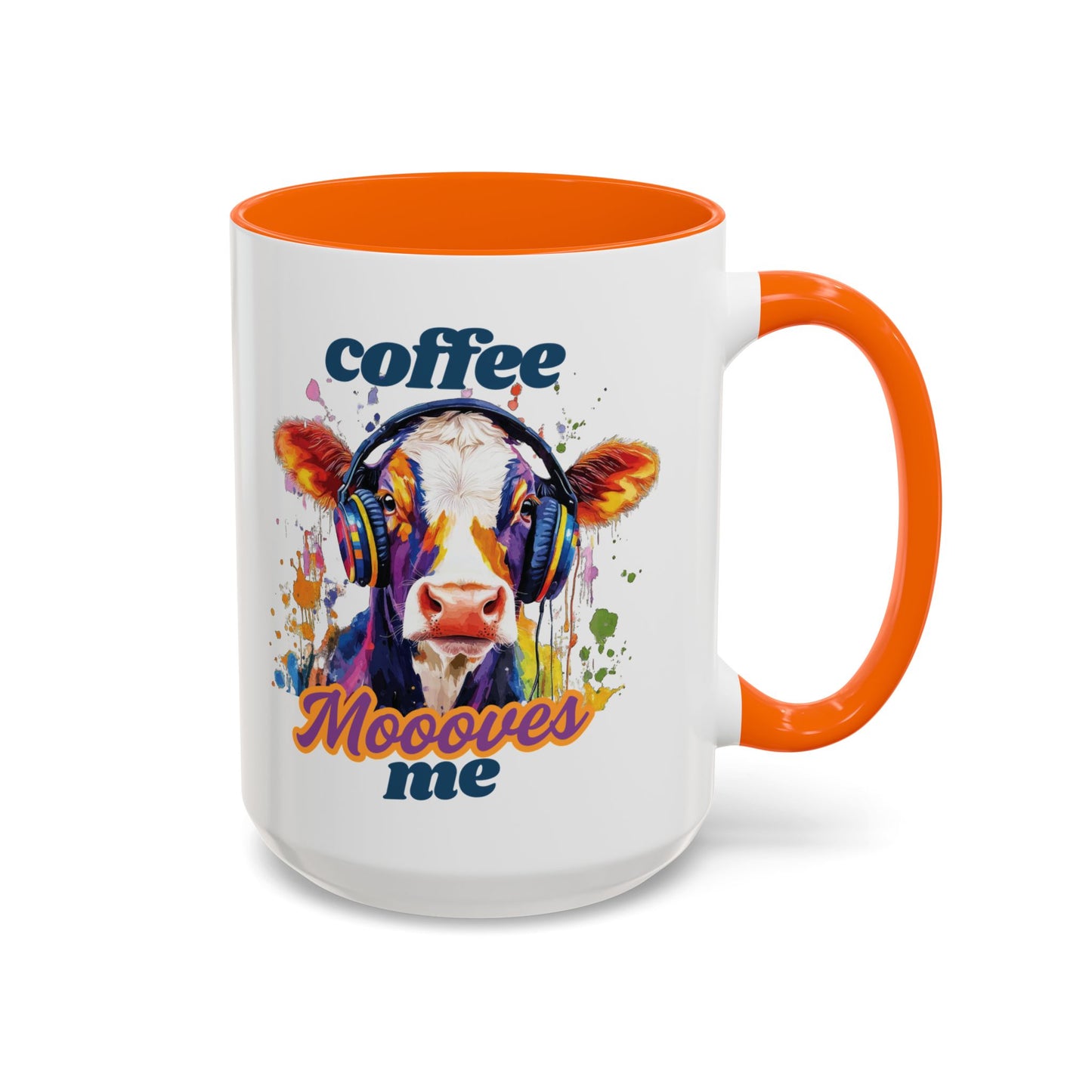 Colorful Cow Coffee Mug - Quirky Animal Gift for Coffee Lovers