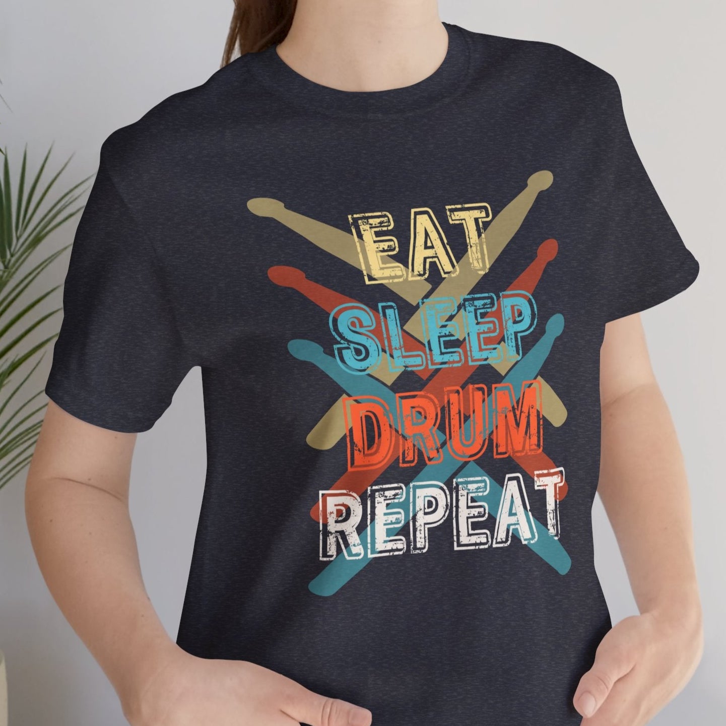 Eat, Sleep, Drum, Repeat Funny Drummer T-Shirt