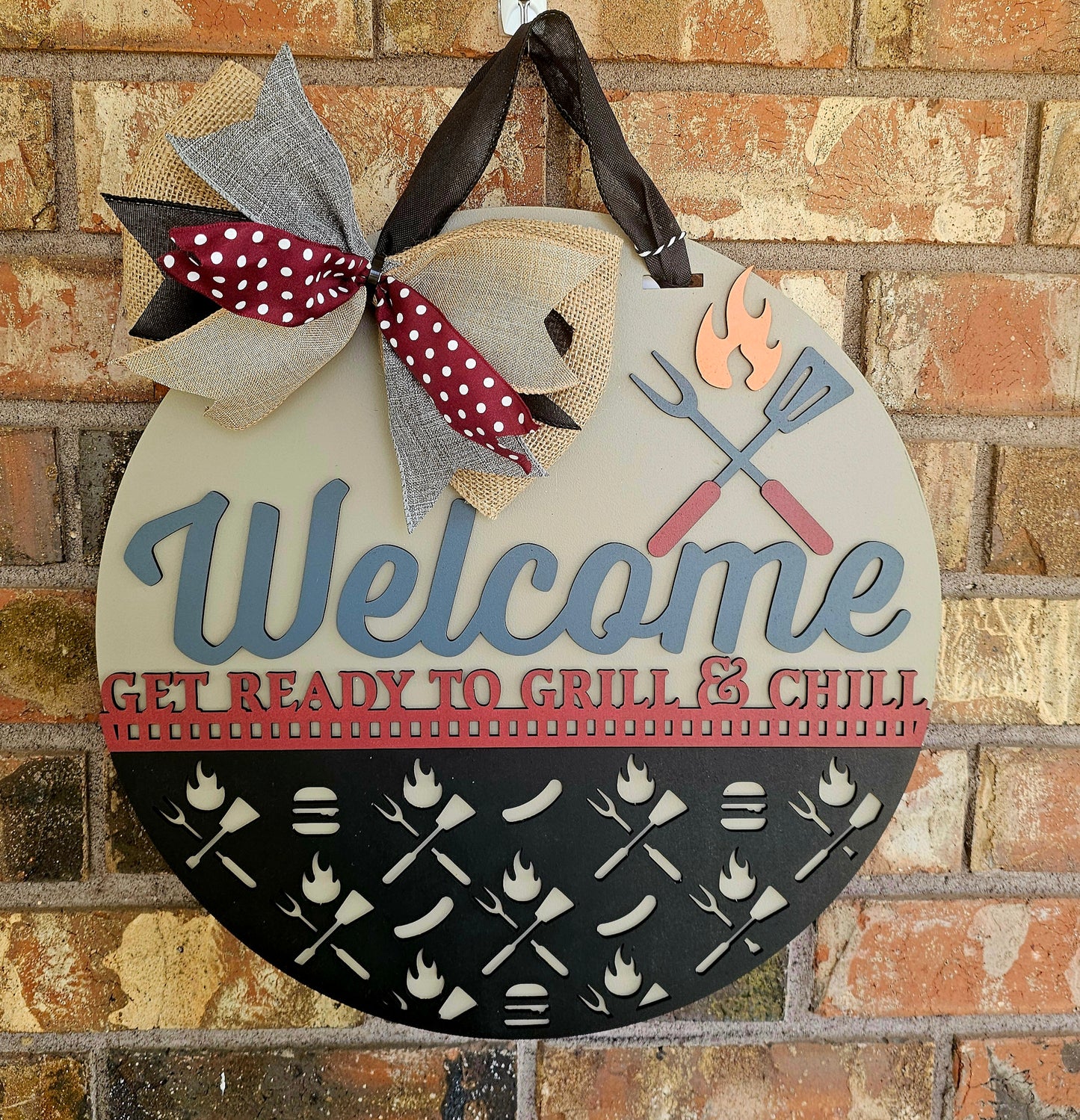 Grill and Chill Door Hanger