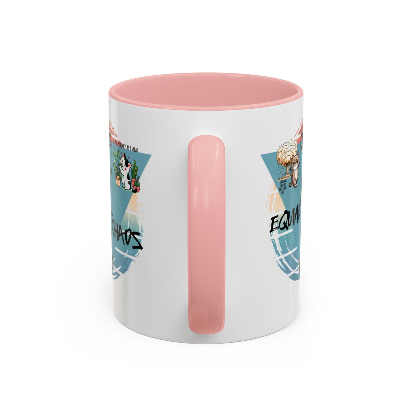 Cats Equal Chaos Funny Cat Coffee Mug