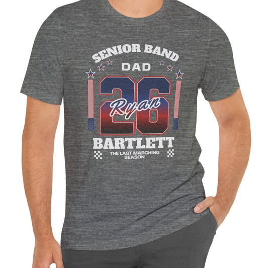Senior Marching Band Dad Class 0f 2026 T-Shirt