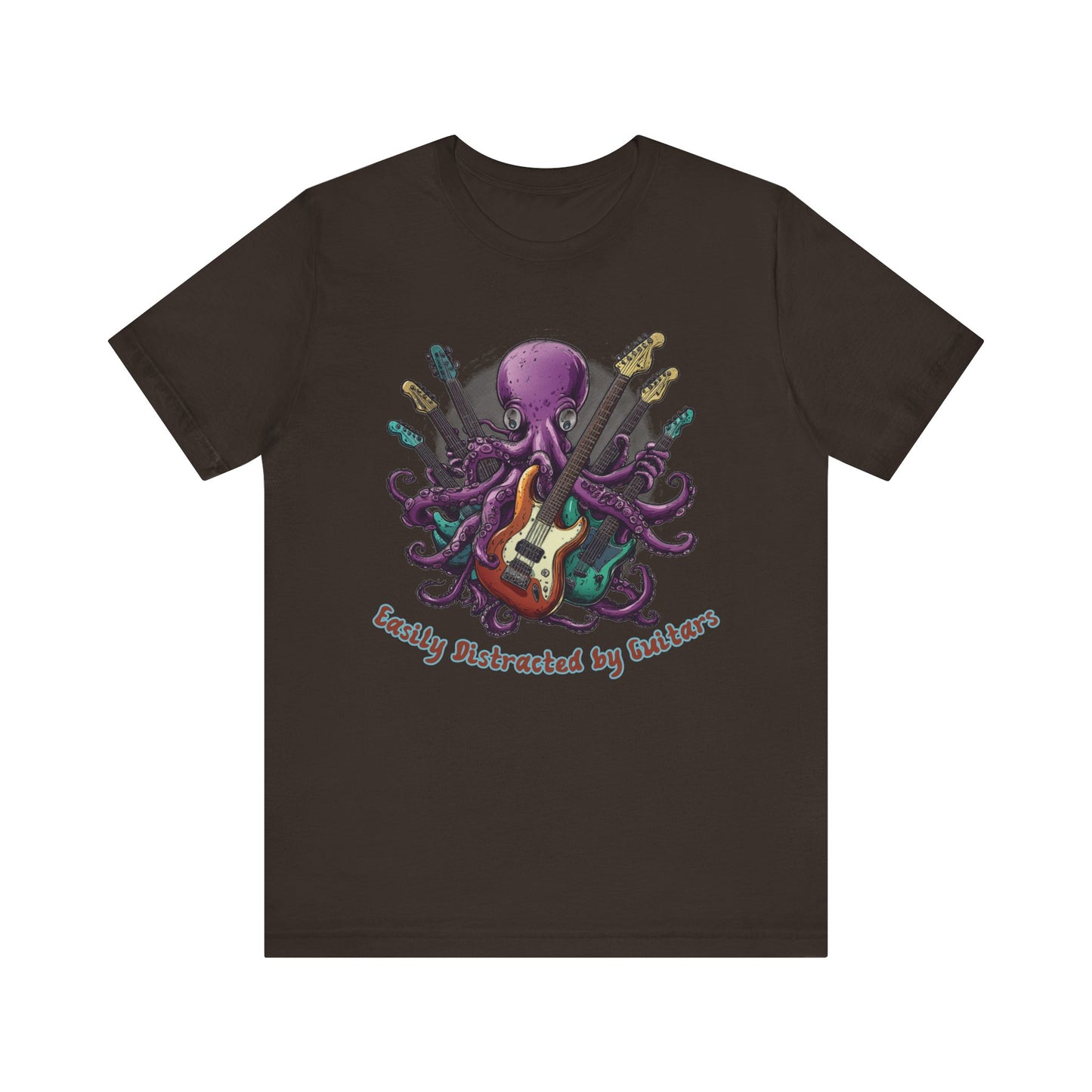 Funny Octopus Guitar T-Shirt