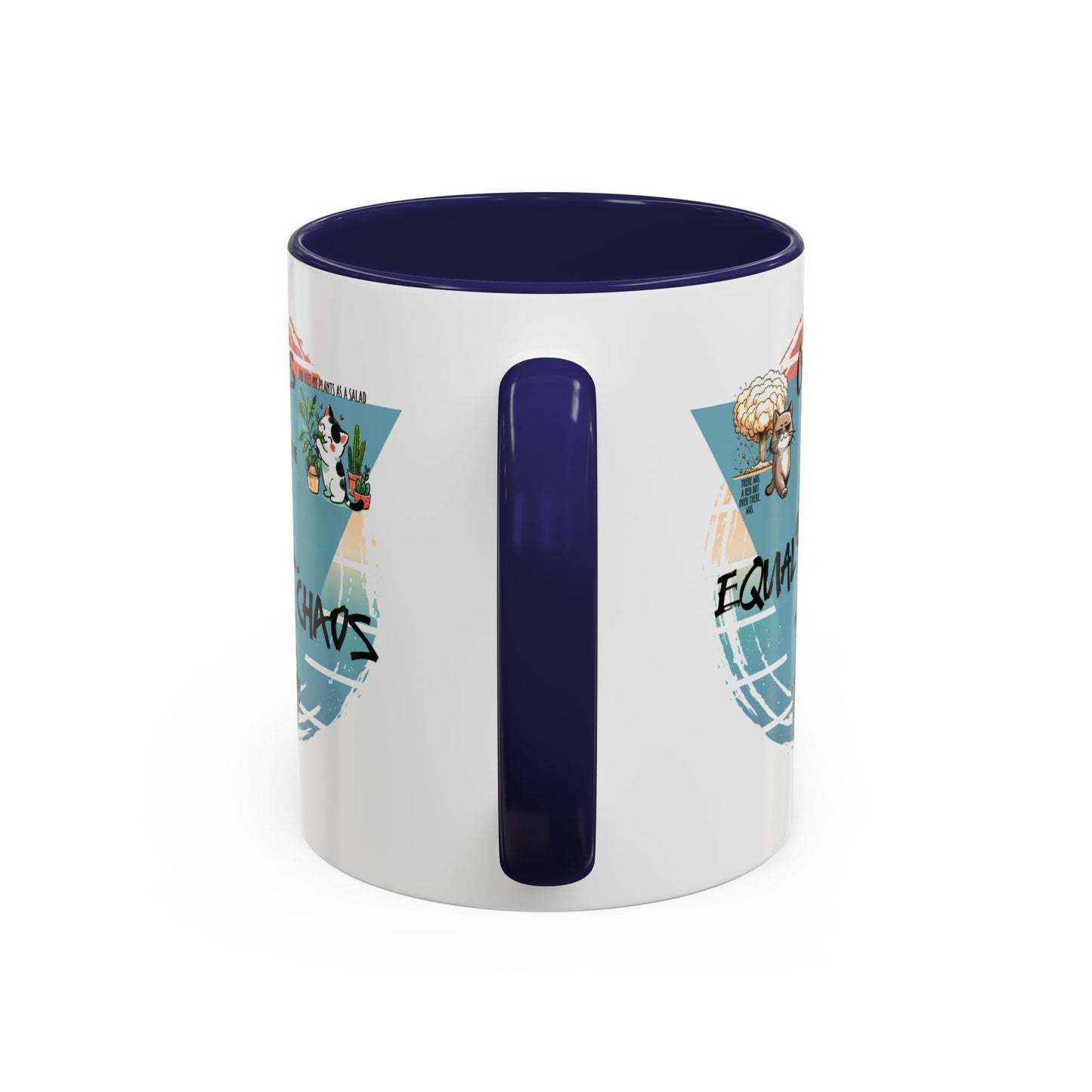 Cats Equal Chaos Funny Cat Coffee Mug