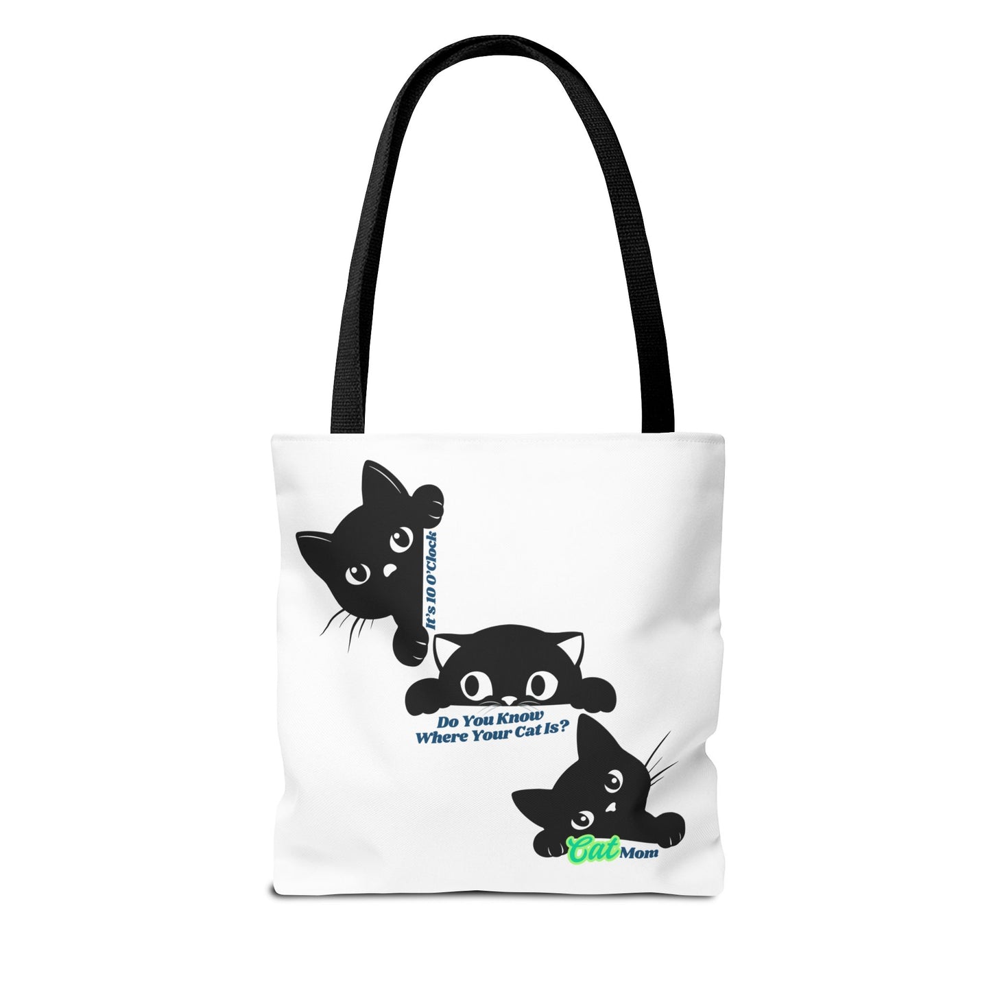 Cat Mom Tote Bag - Where is Your Cat? Cute and Practical Gift for Cat Lovers