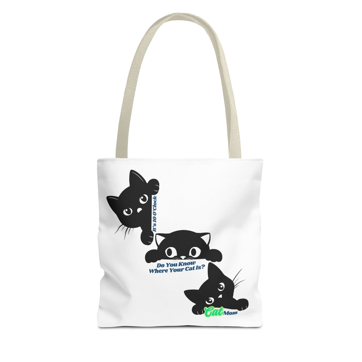 Cat Mom Tote Bag - Where is Your Cat? Cute and Practical Gift for Cat Lovers