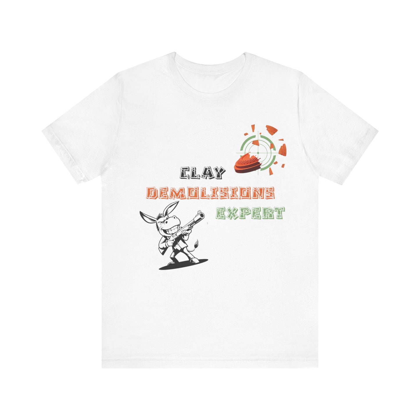 Clay Demolitions Expert Unisex Tee - Fun Graphic T-Shirt for Sports Enthusiasts