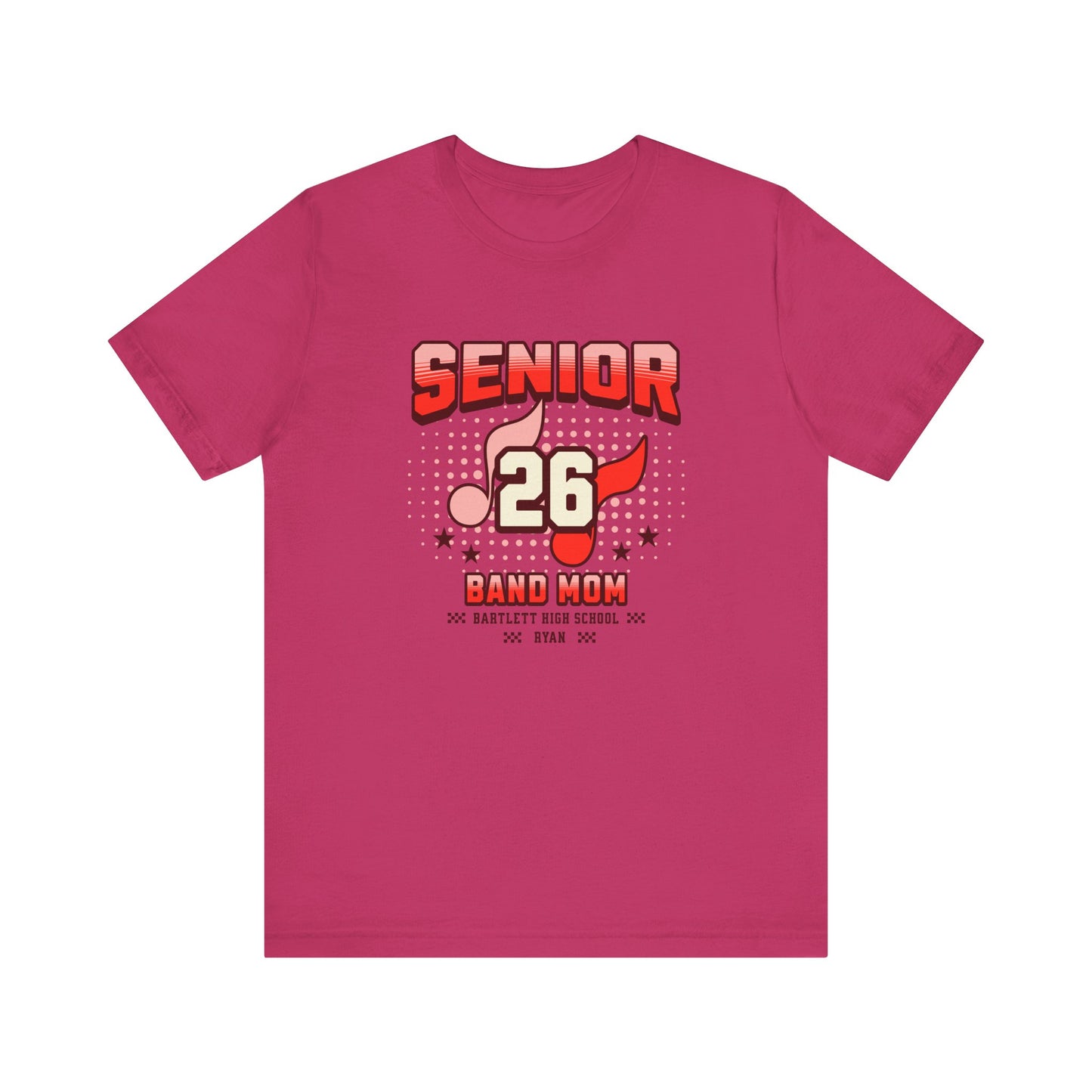 Senior Marching Band Mom Class 0f 2026 T-Shirt