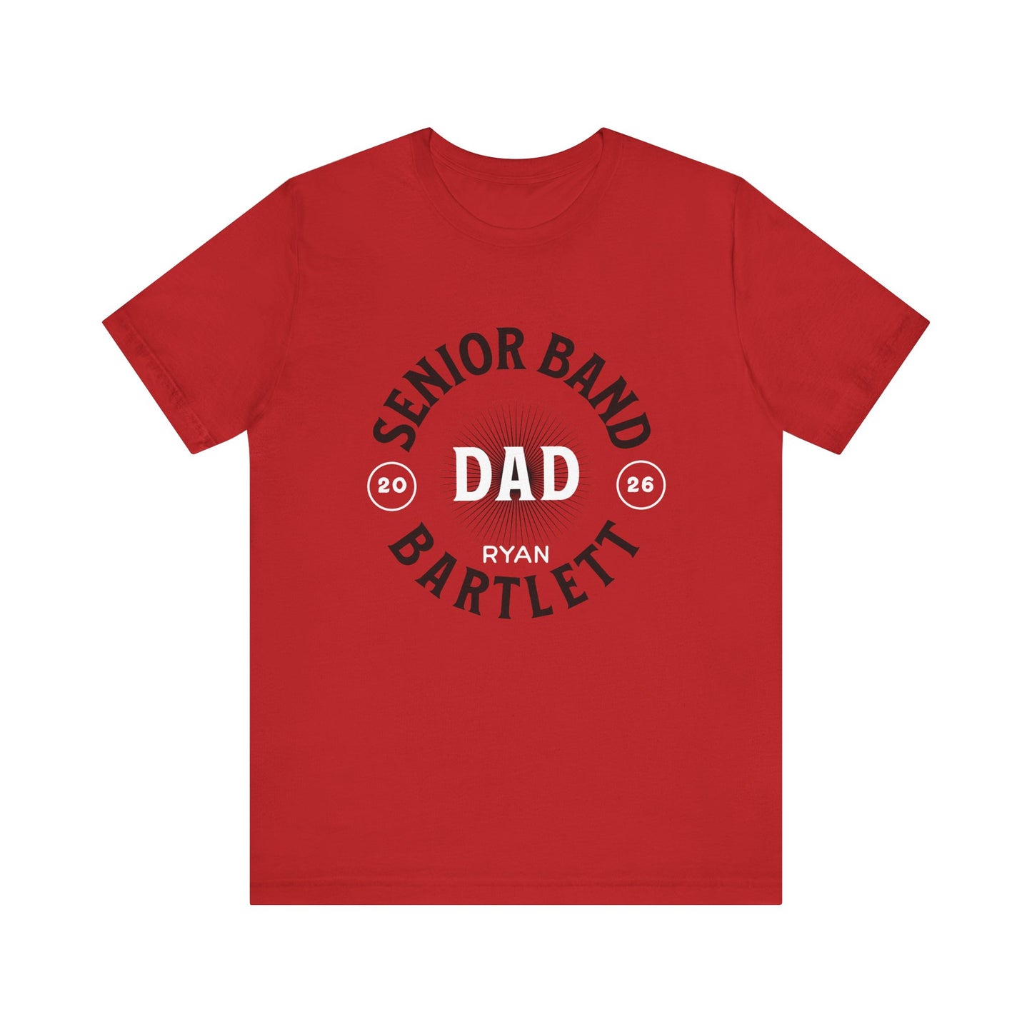 Senior Marching Band Dad Class 0f 2026 T-Shirt
