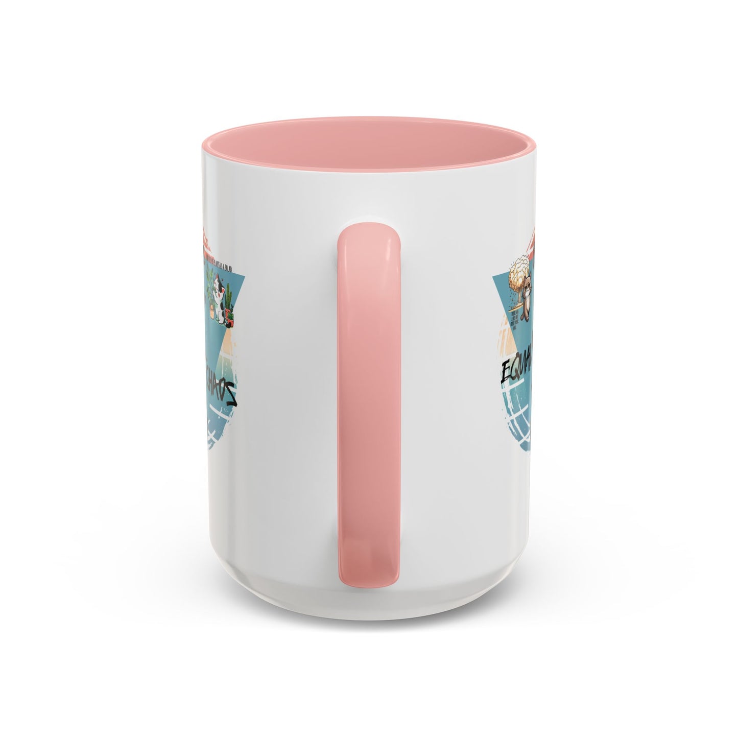 Cats Equal Chaos Funny Cat Coffee Mug