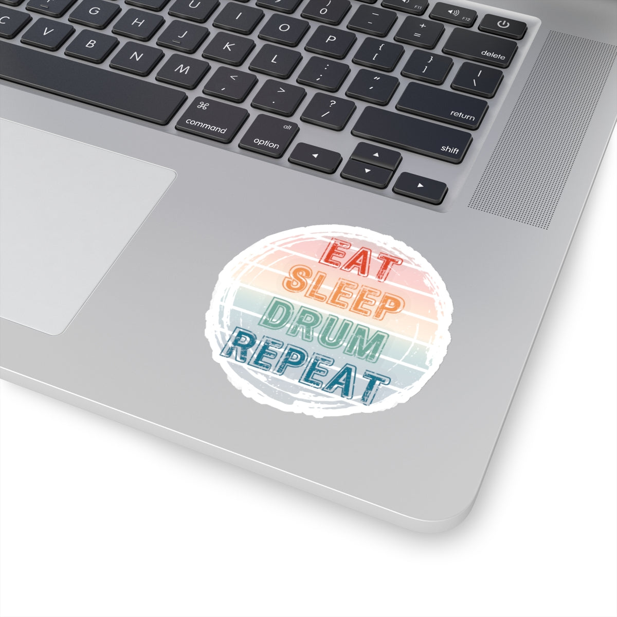 Funny Drummer Kiss-Cut Stickers