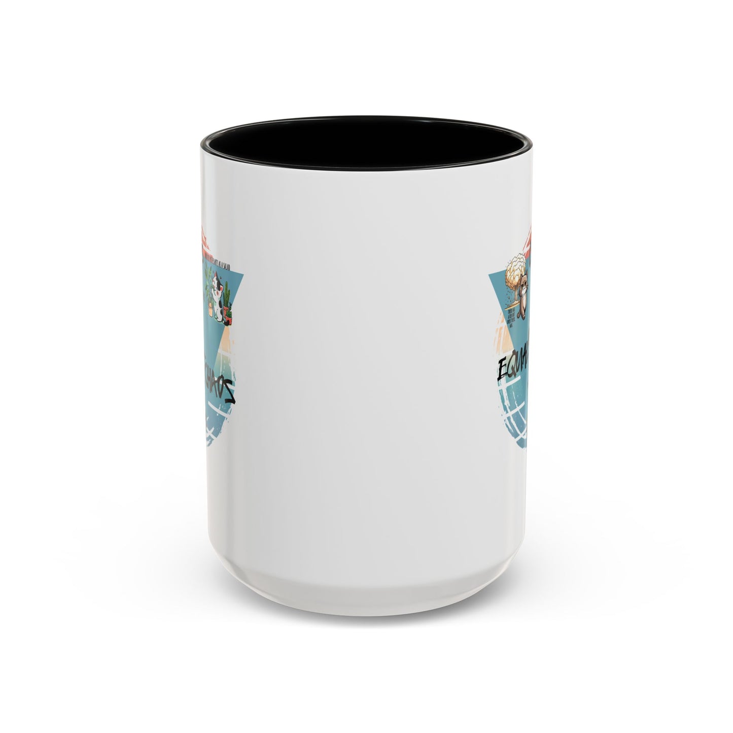 Cats Equal Chaos Funny Cat Coffee Mug