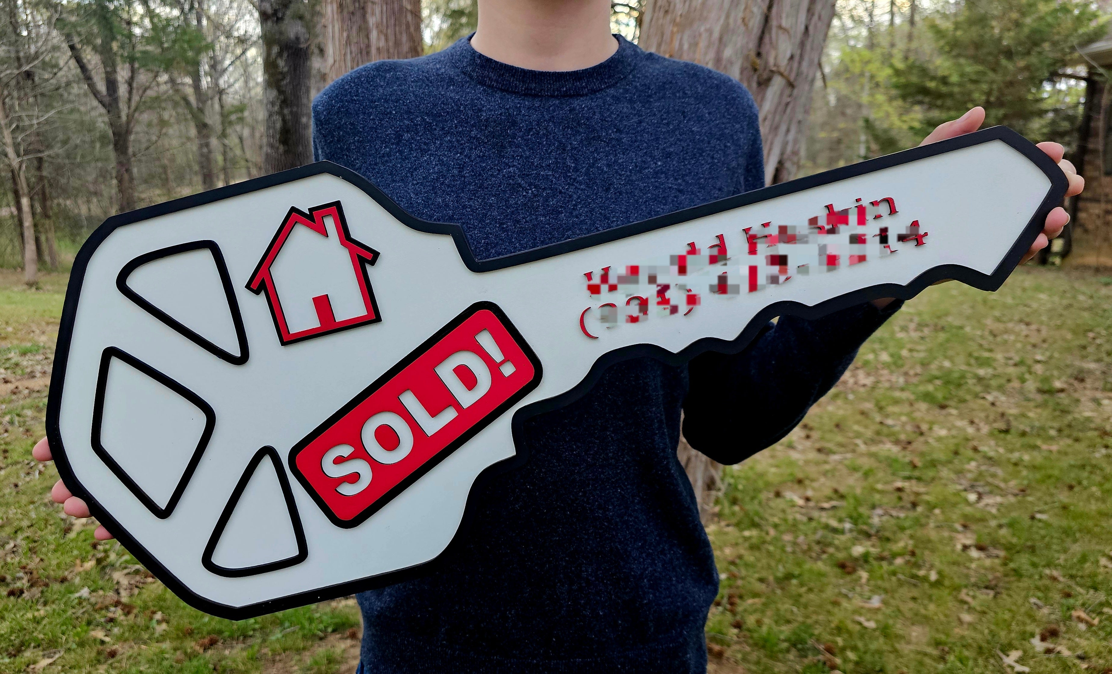 Custom Realtor Key Photo Prop Sign – Our Creative Habits