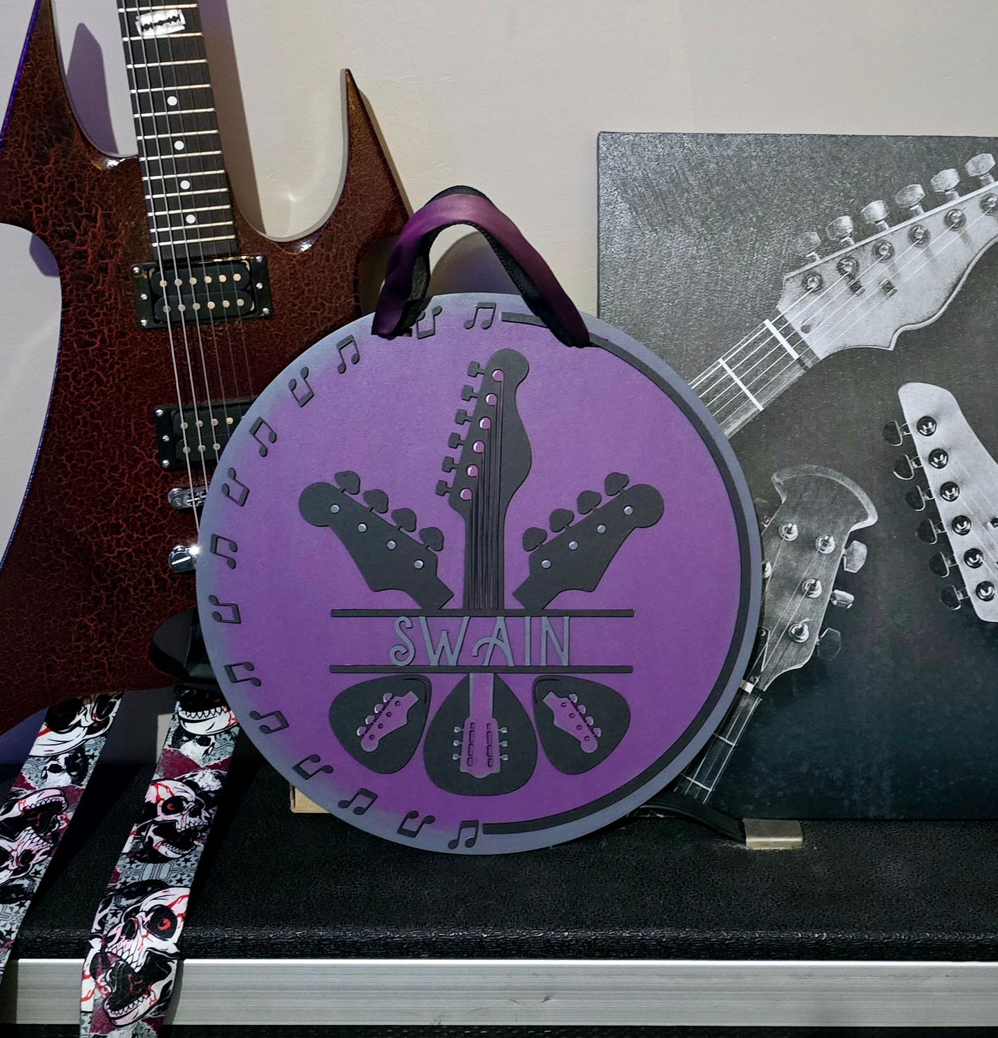 Custom  Guitar Sign