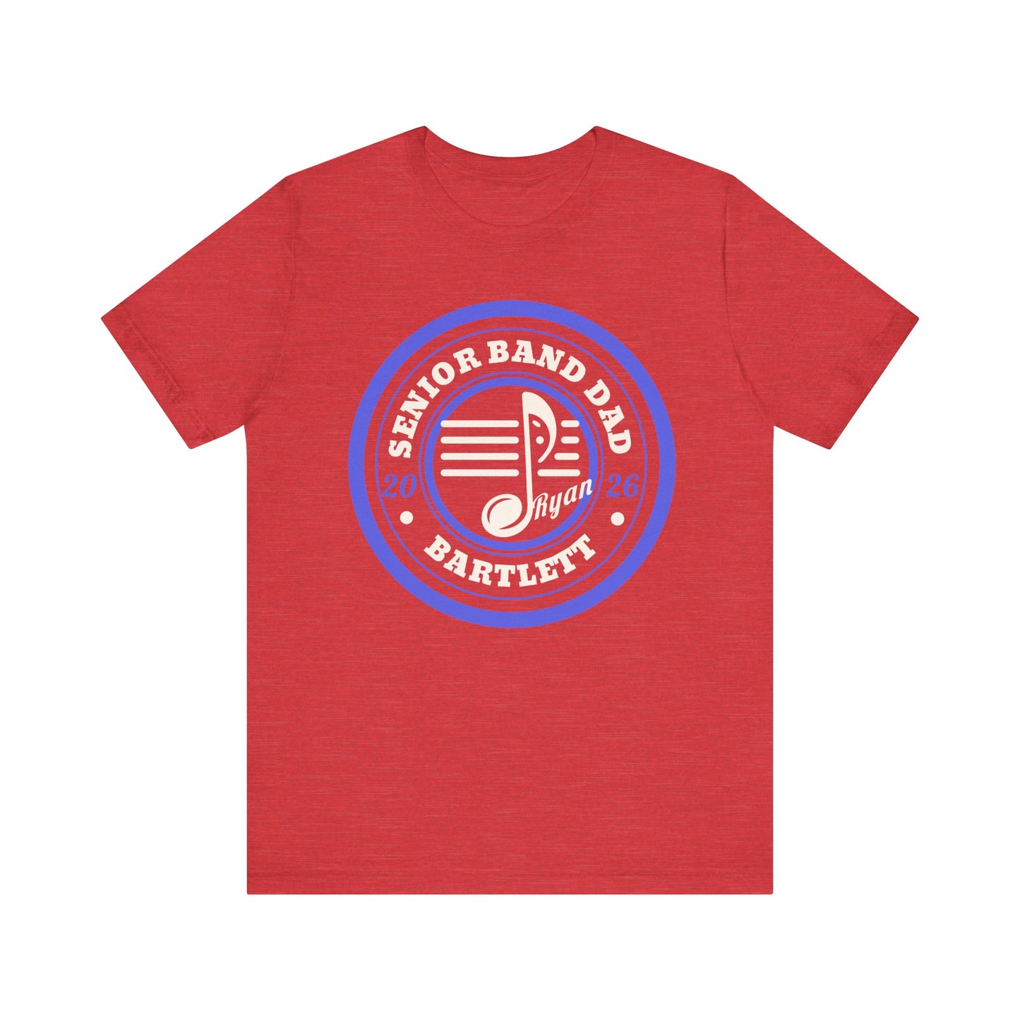 Senior Marching Band Dad Class 0f 2026 T-Shirt
