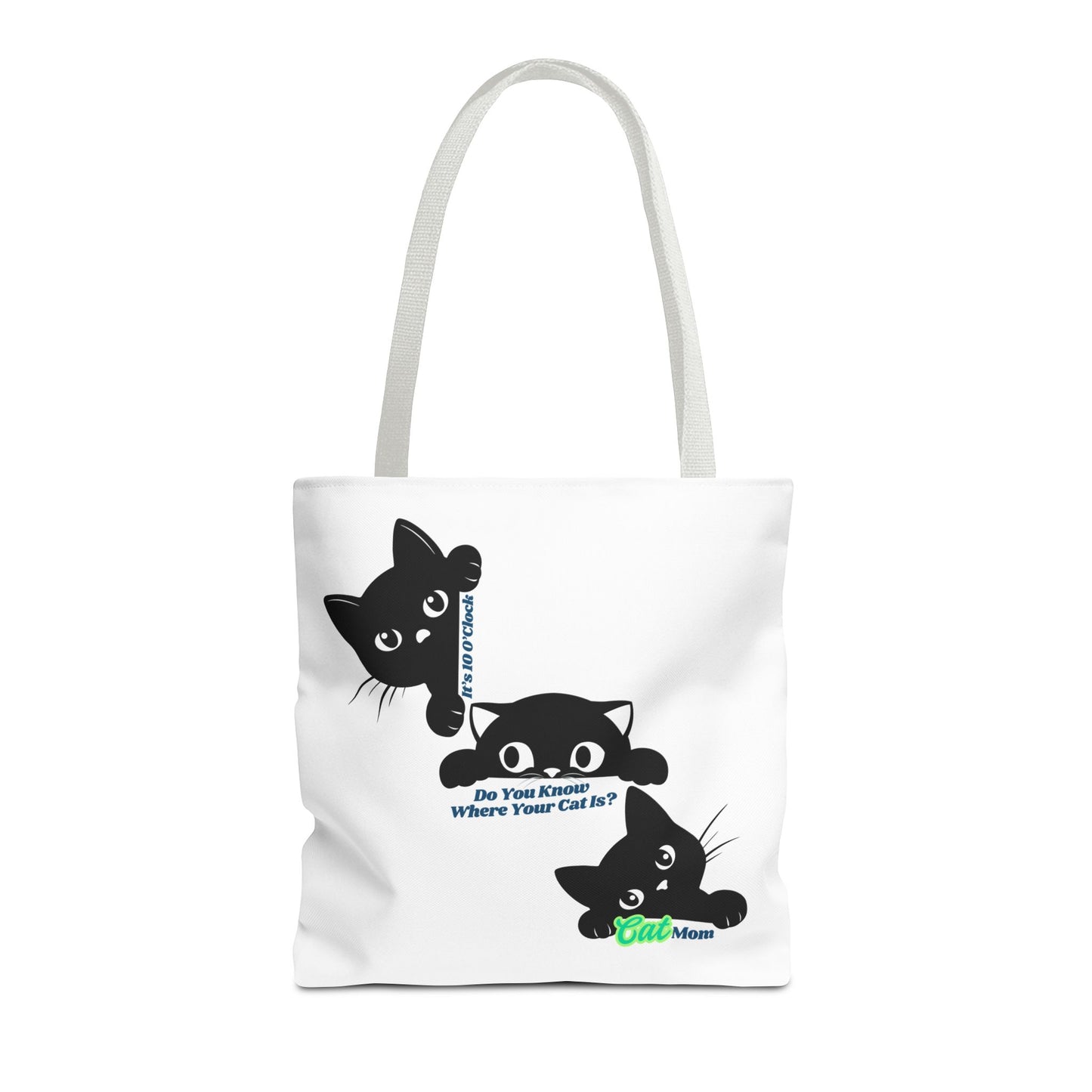 Cat Mom Tote Bag - Where is Your Cat? Cute and Practical Gift for Cat Lovers