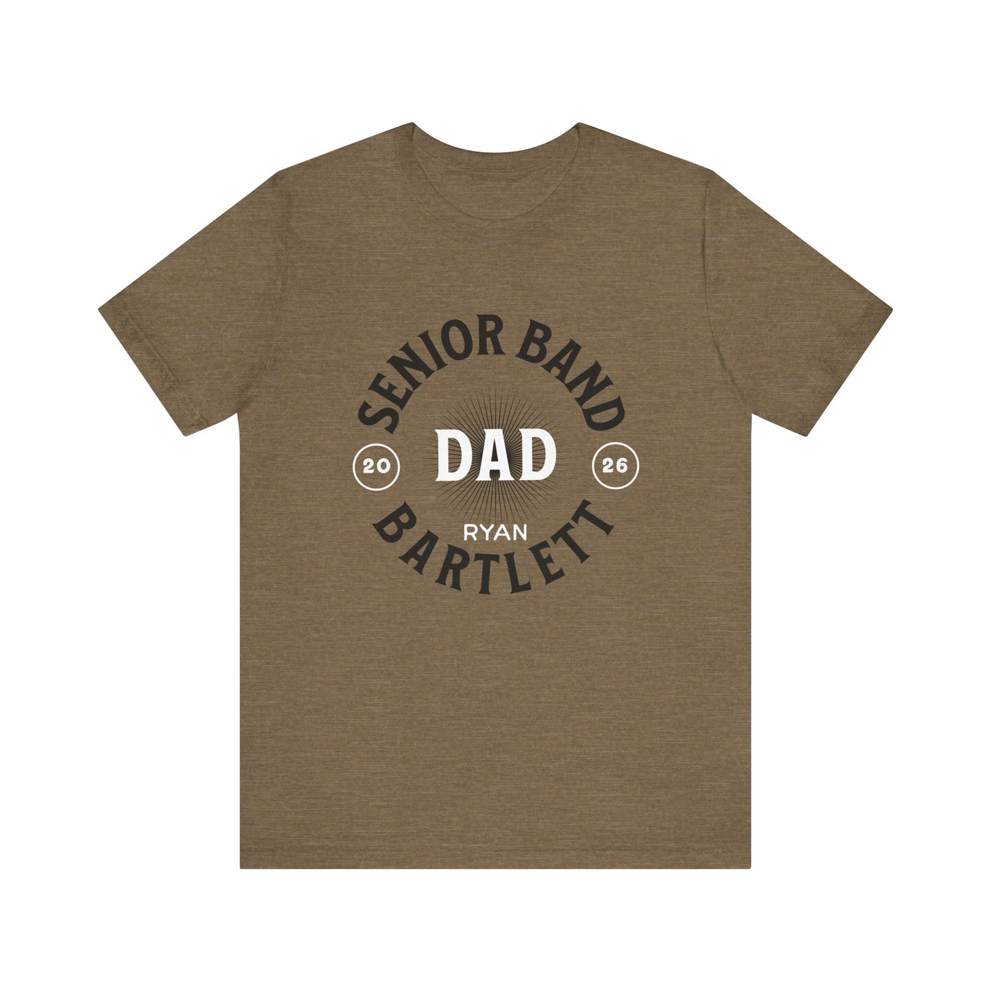 Senior Marching Band Dad Class 0f 2026 T-Shirt