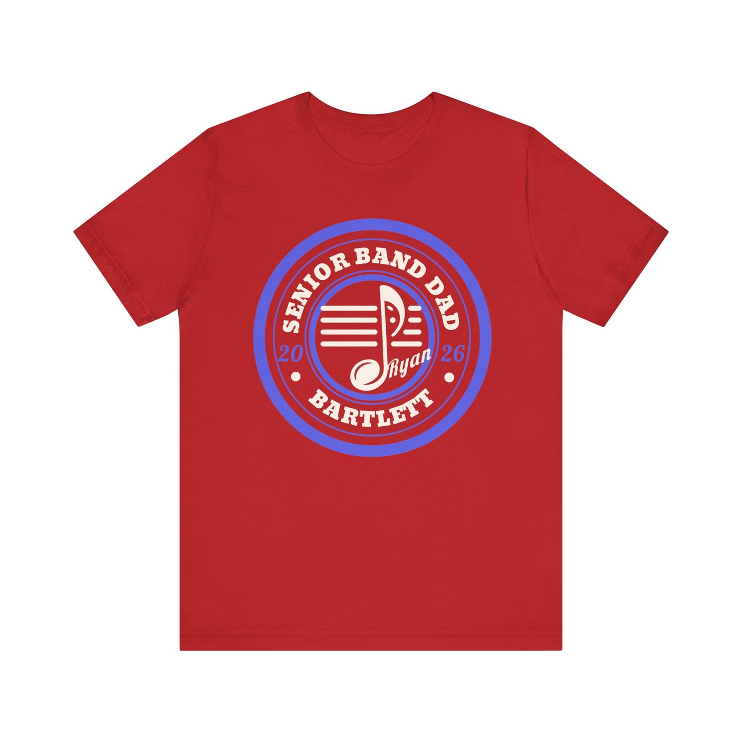 Senior Marching Band Dad Class 0f 2026 T-Shirt