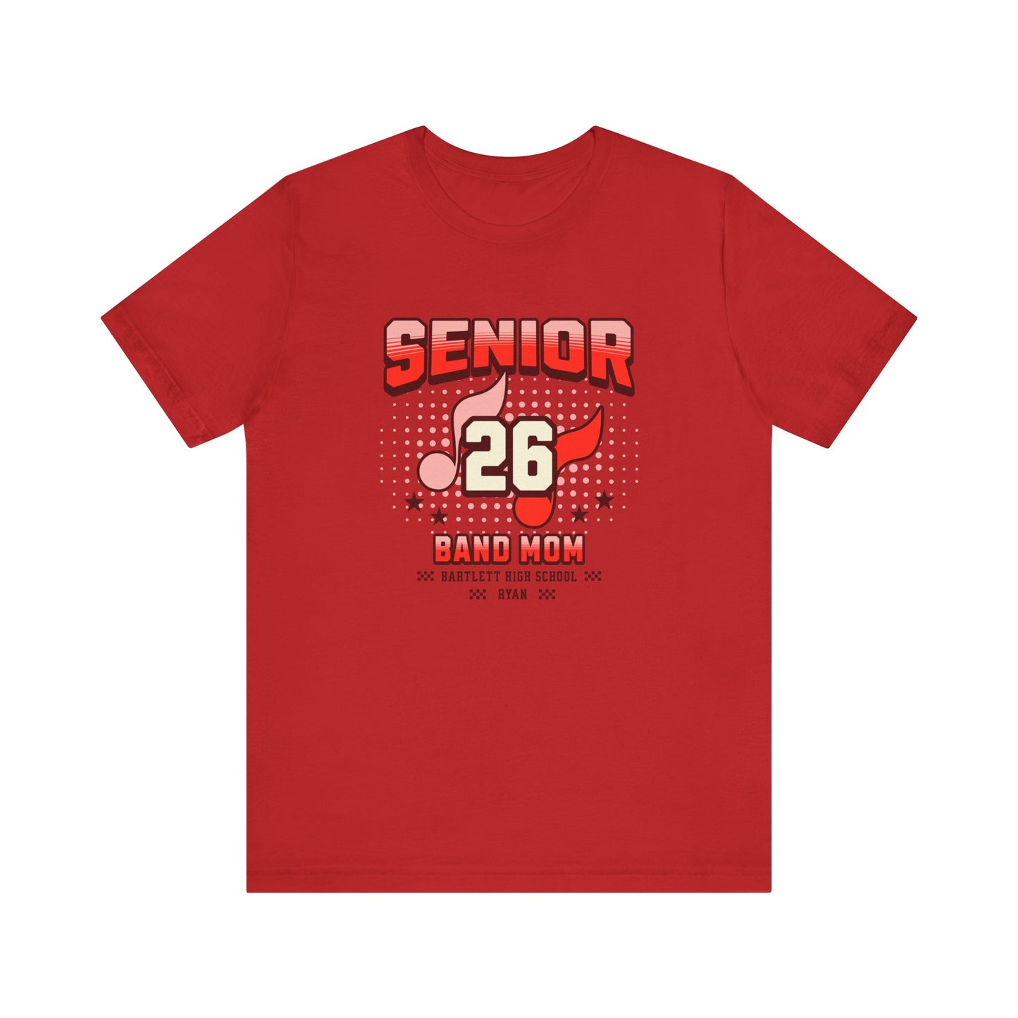 Senior Marching Band Mom Class 0f 2026 T-Shirt