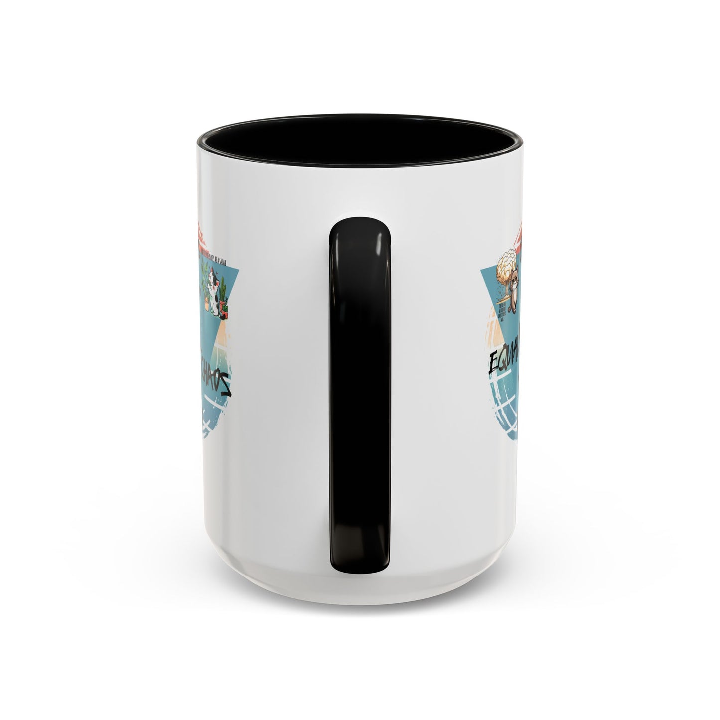 Cats Equal Chaos Funny Cat Coffee Mug