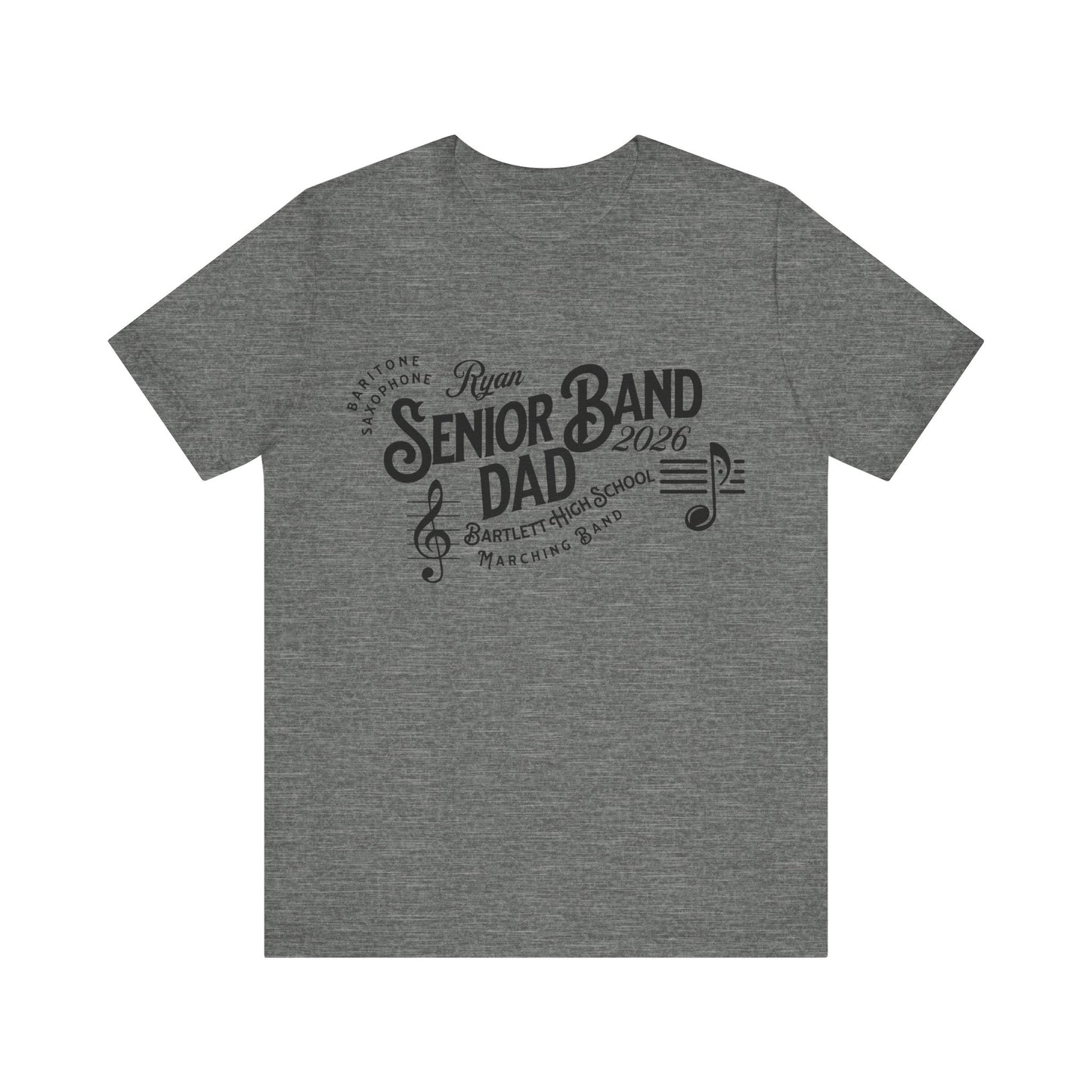Senior Marching Band Dad Class 0f 2026 T-Shirt