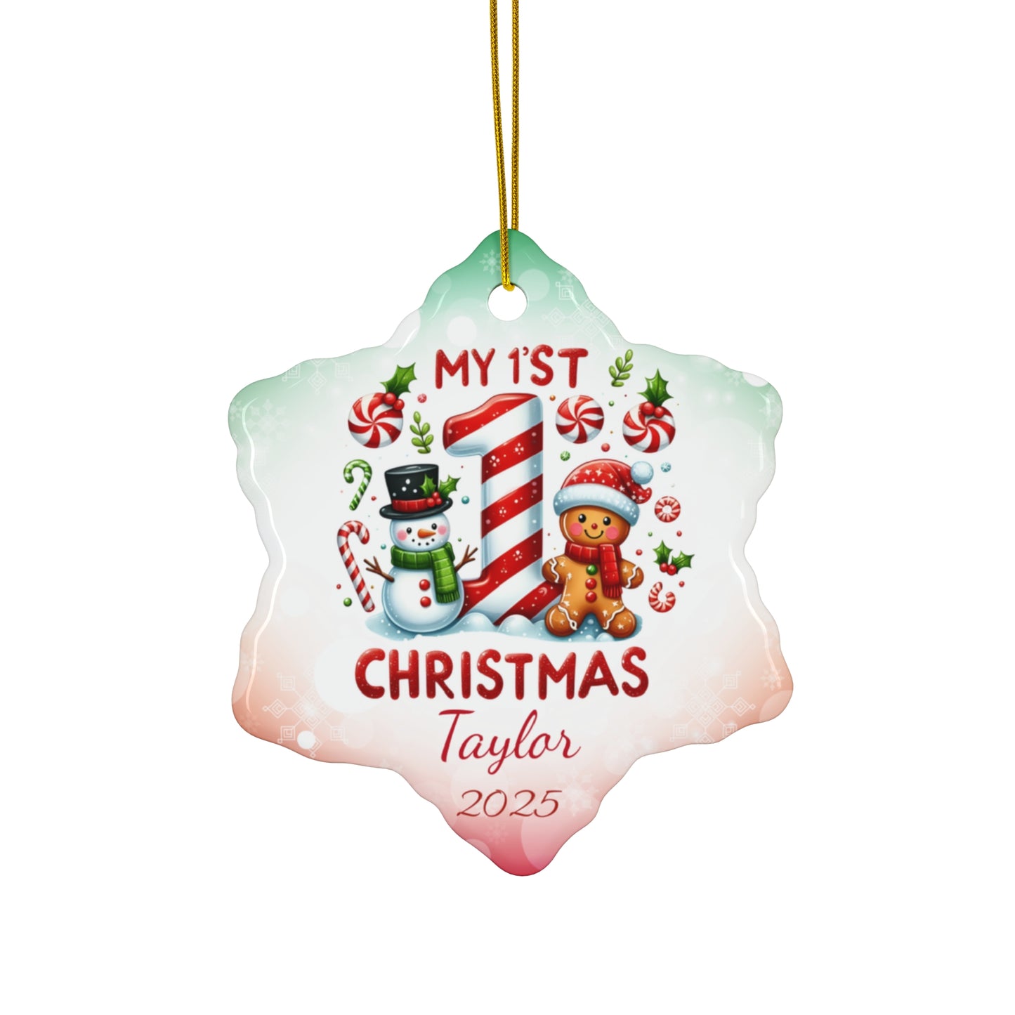 Christmas Ceramic Ornament