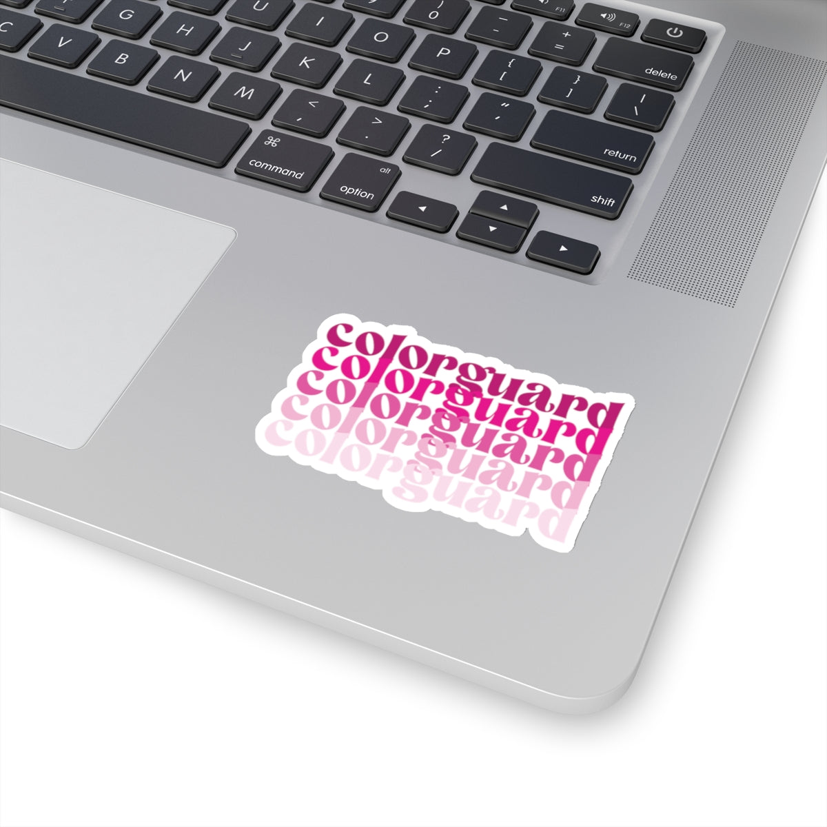 Colorguard Ombre Pink Kiss-Cut Stickers