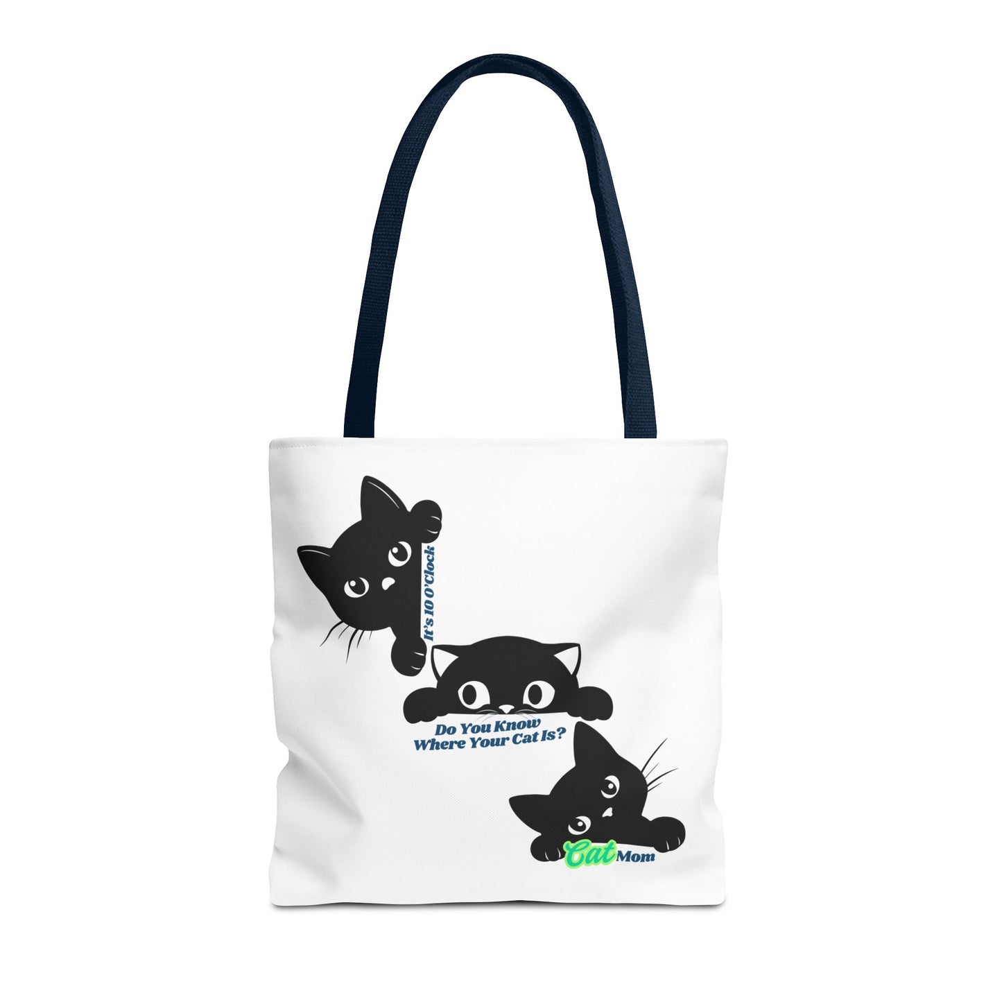 Cat Mom Tote Bag - Where is Your Cat? Cute and Practical Gift for Cat Lovers