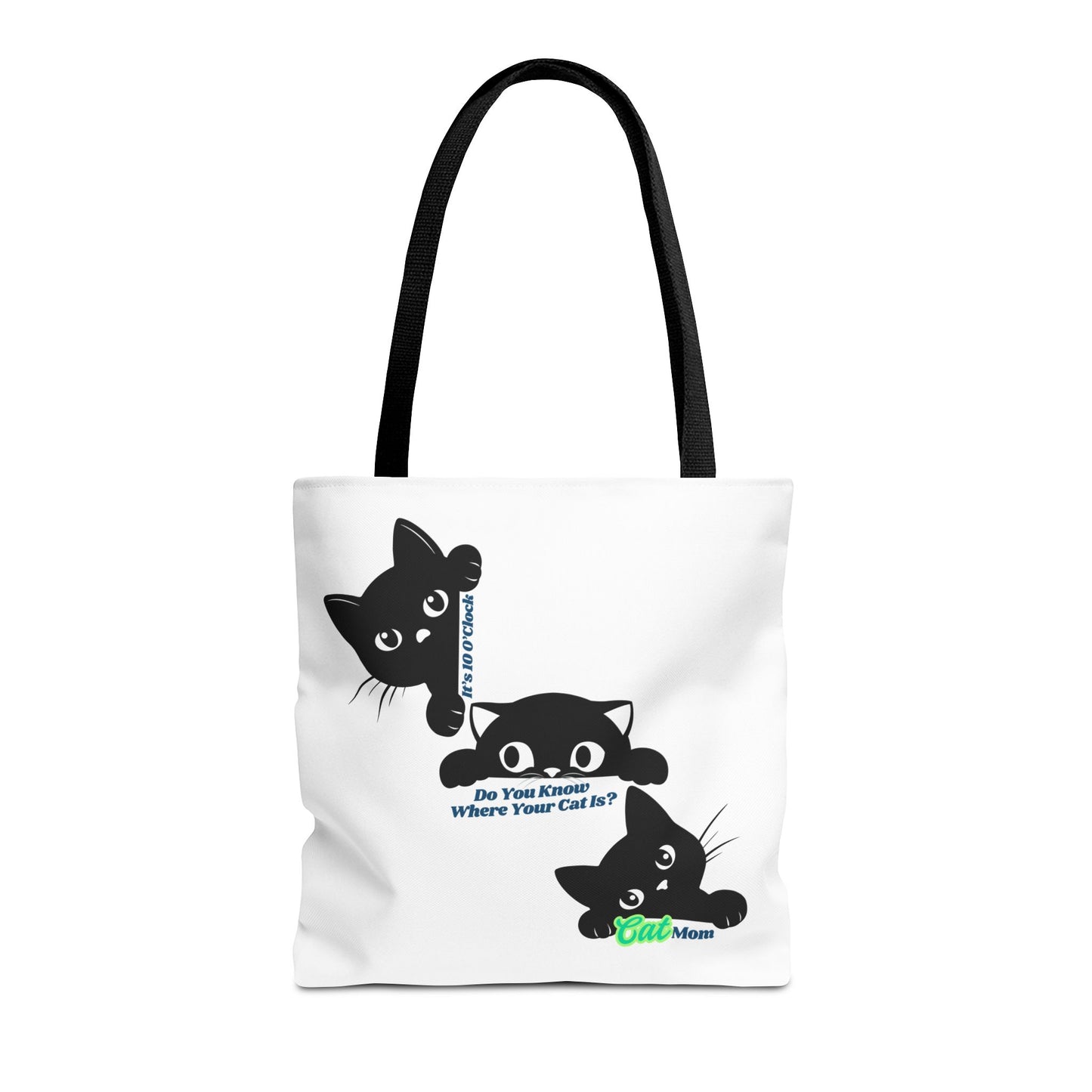 Cat Mom Tote Bag - Where is Your Cat? Cute and Practical Gift for Cat Lovers