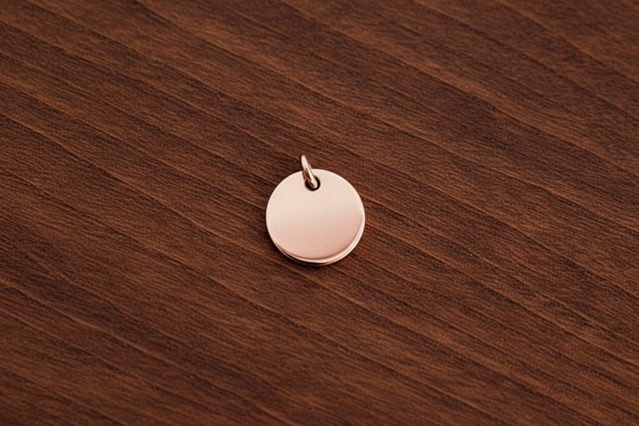 Circle Disc Charm-10mm