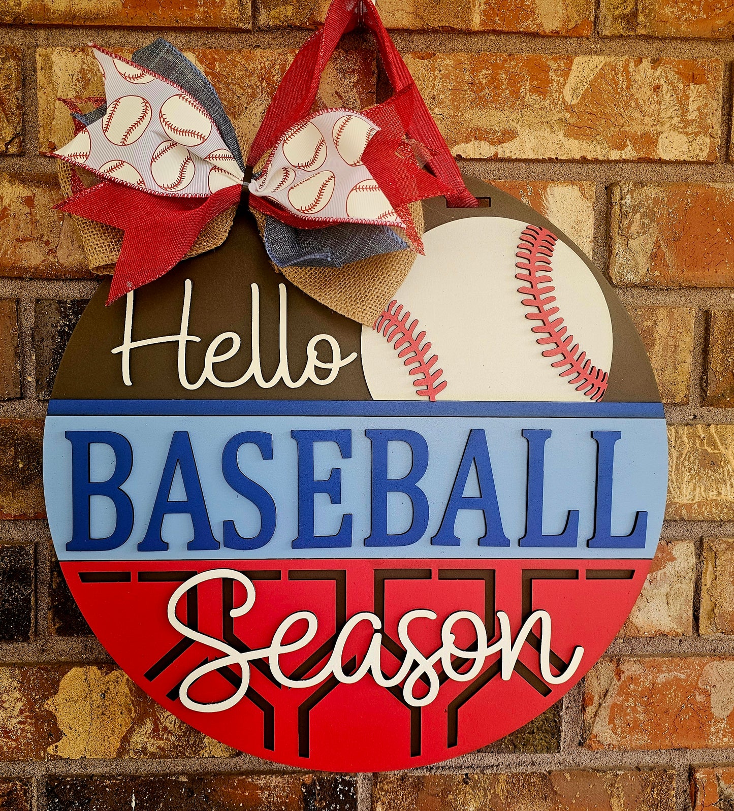 Baseball Season Door Hanger